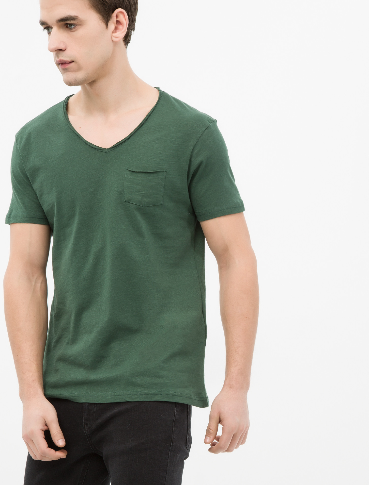 

Футболка Koton 6YAM12058LK-784 S Green