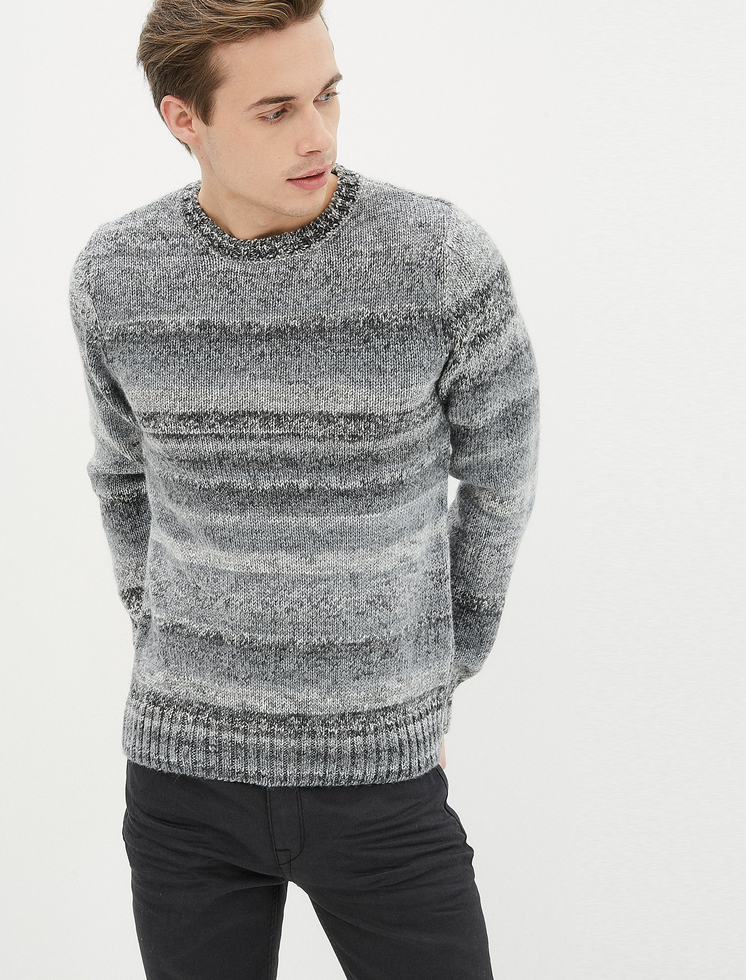 

Джемпер Koton 7KAM91387NT-C70 L Grey Design