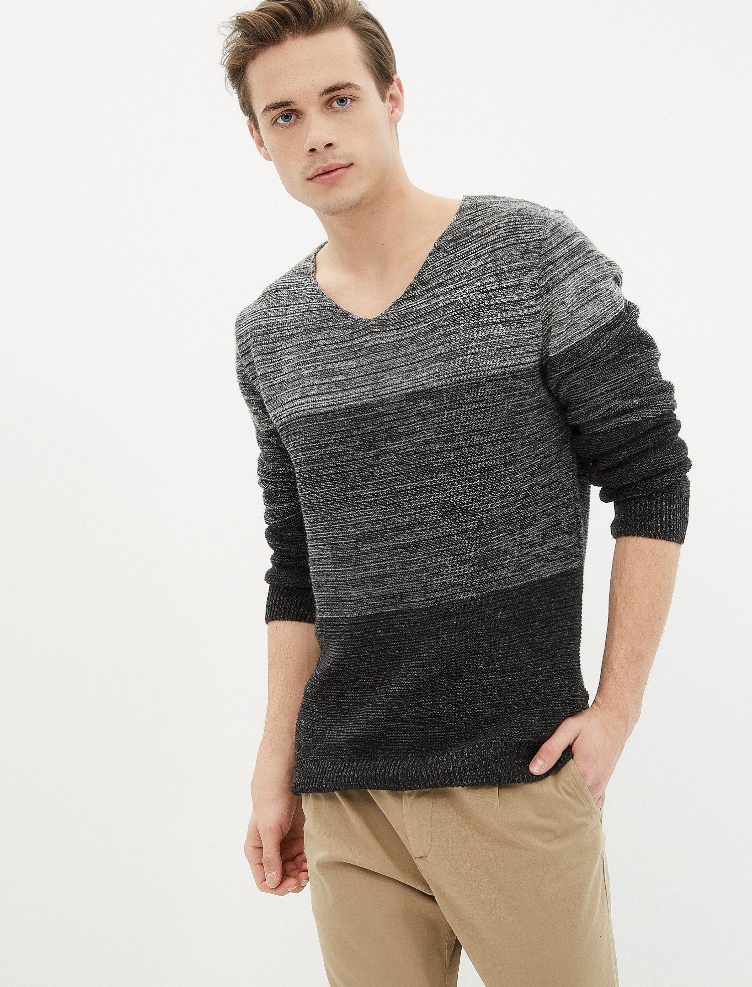 

Джемпер Koton 7KAM99030VT-74G XL Grey Design
