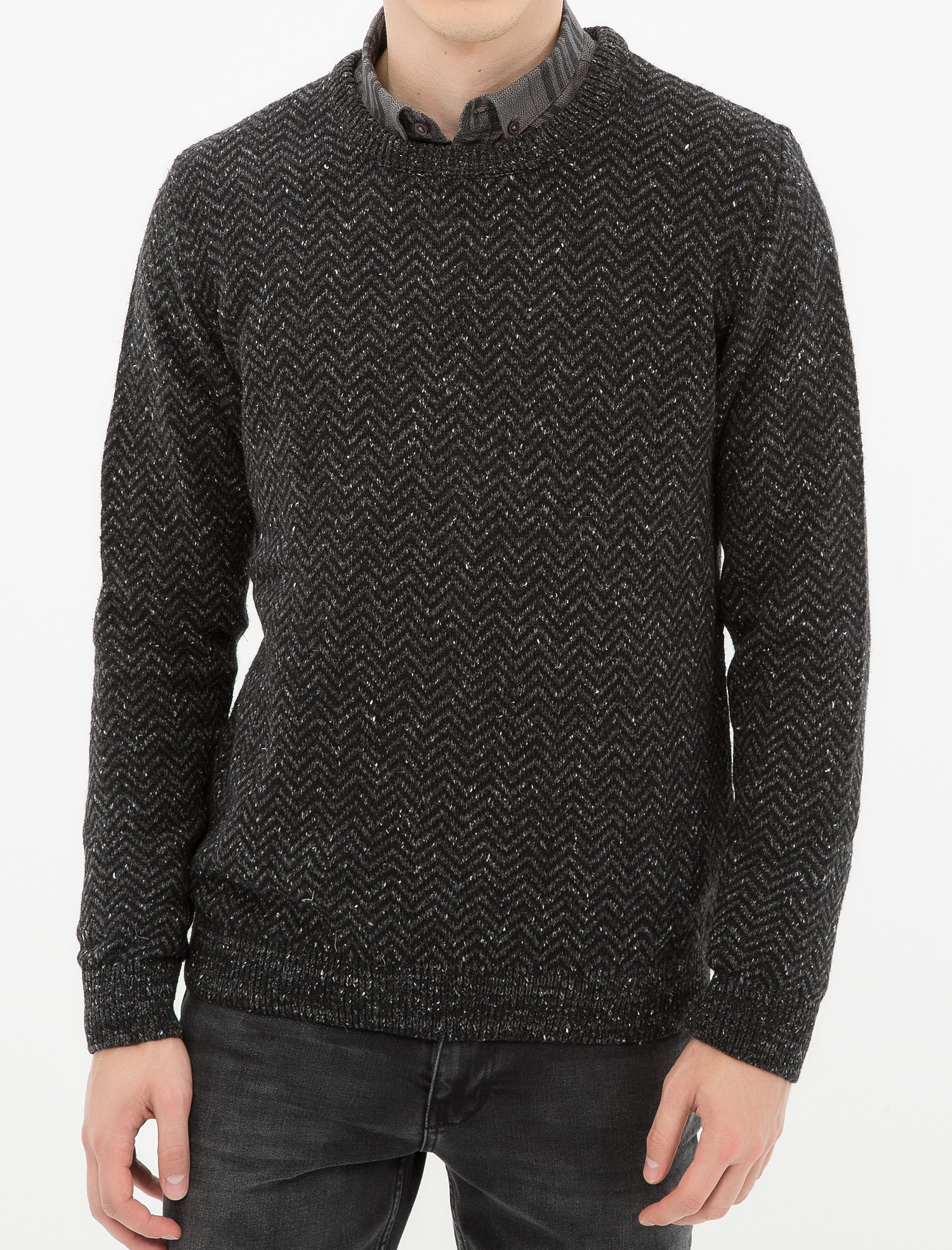 

Джемпер Koton 7KAM99050OT-D15 S Grey Design