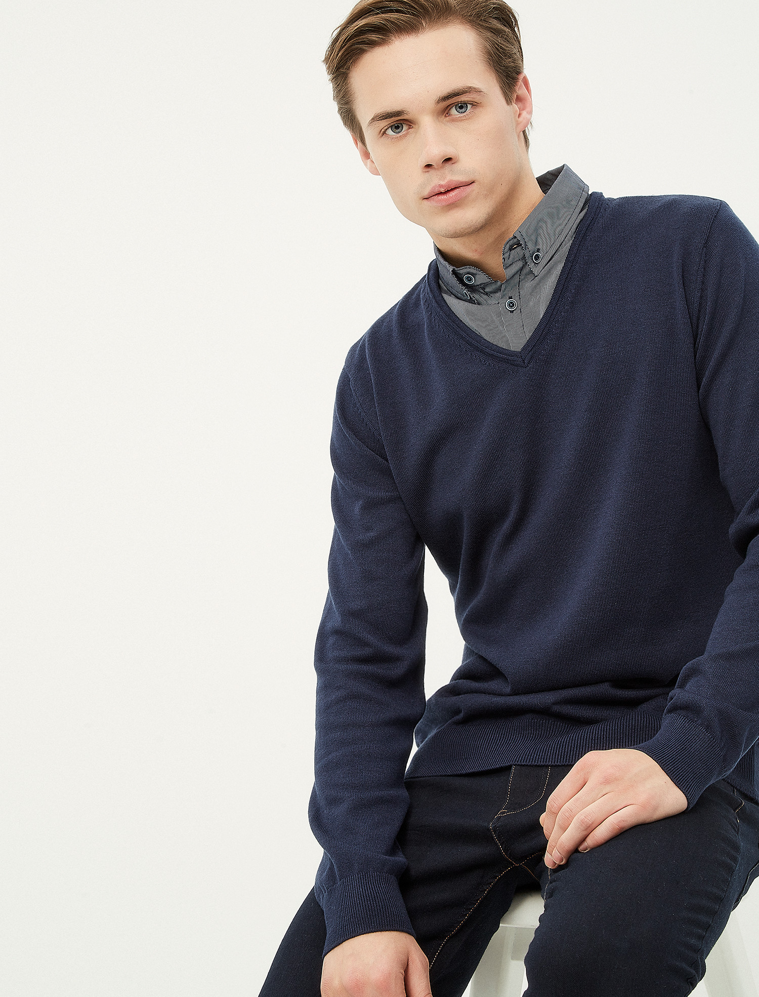 

Джемпер Koton 7KAM99066VT-711 M Marine