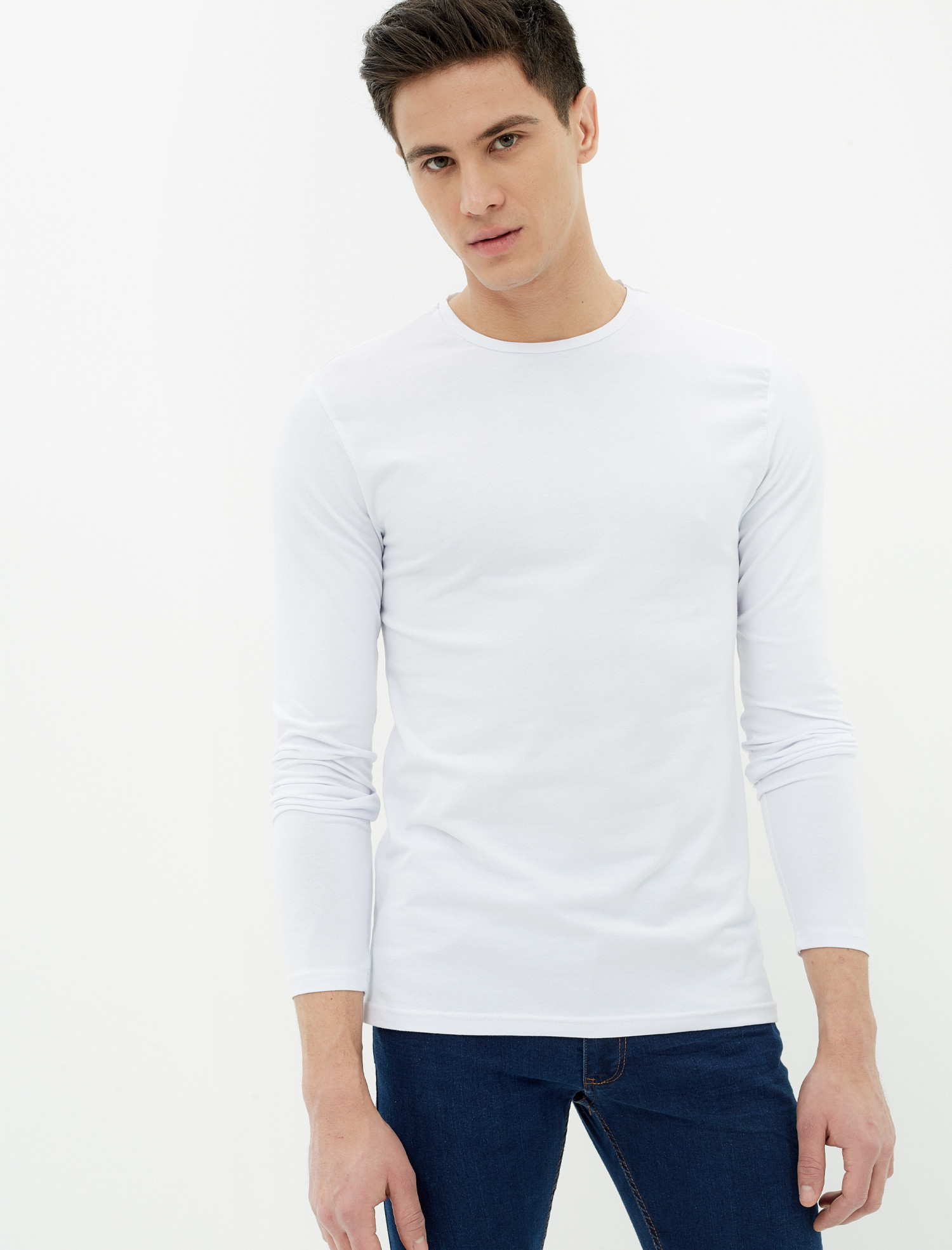 

Футболка Koton 7YAM12140LK-000 S White