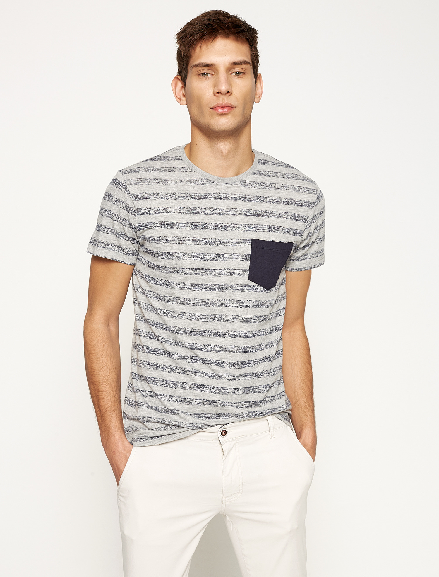 

Футболка Koton 7YAM14884OK-01M S Marine Stripe