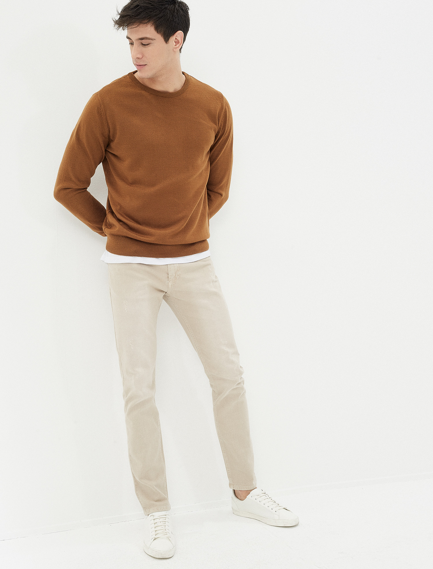 

Брюки Koton 7YAM41139LW-050 44 Beige