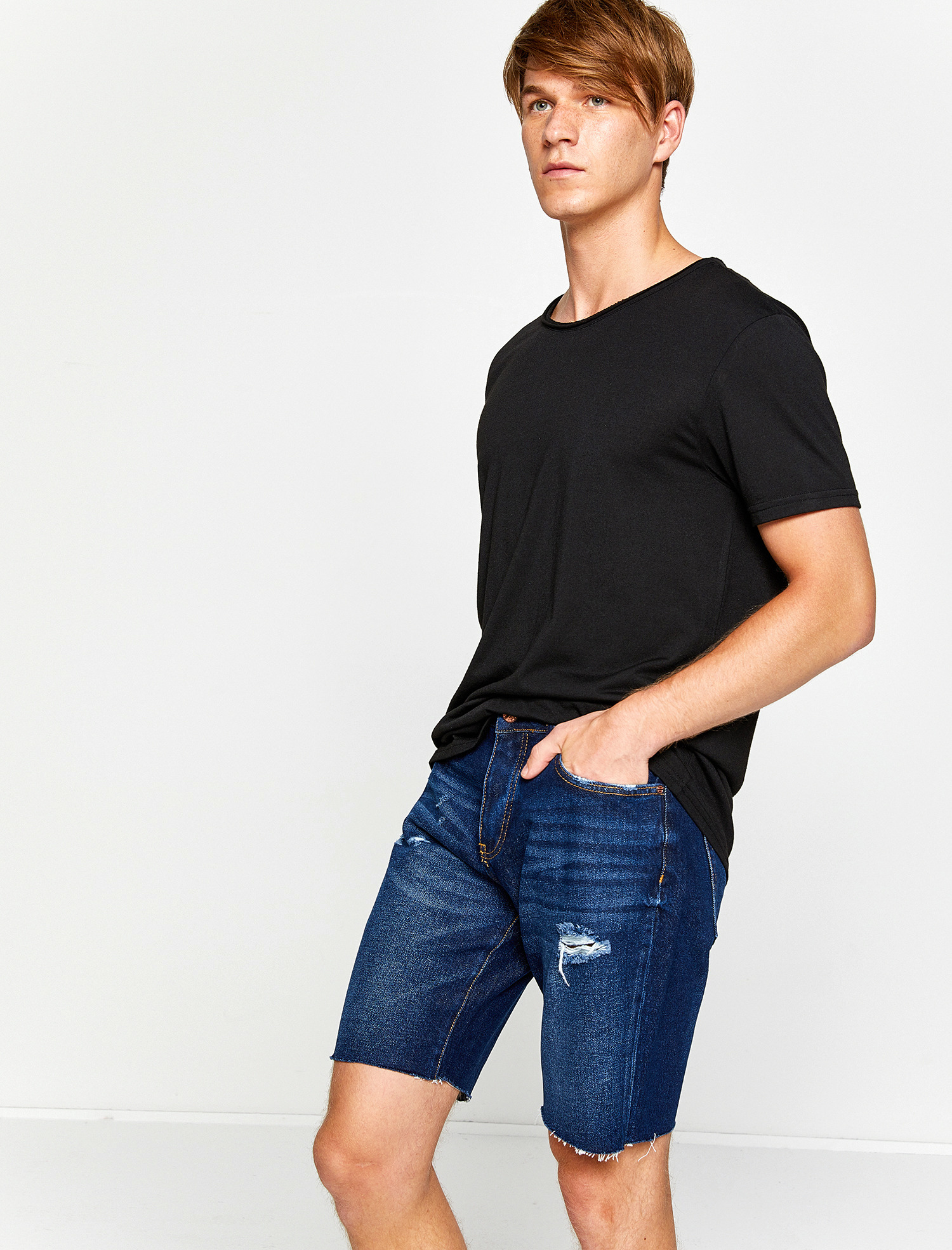 

Шорты Koton 7YAM43365LD-741 30 Indigo