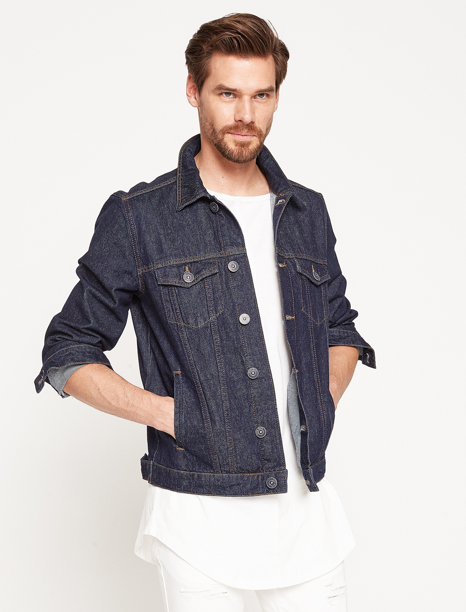 

Джинсовая куртка Koton 7YAM53010LD-741 L Indigo