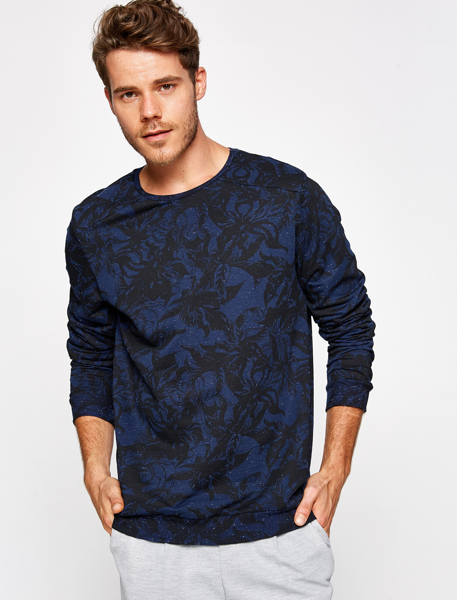 

Футболка Koton 8KAM11189LK-51E XL Marine Design