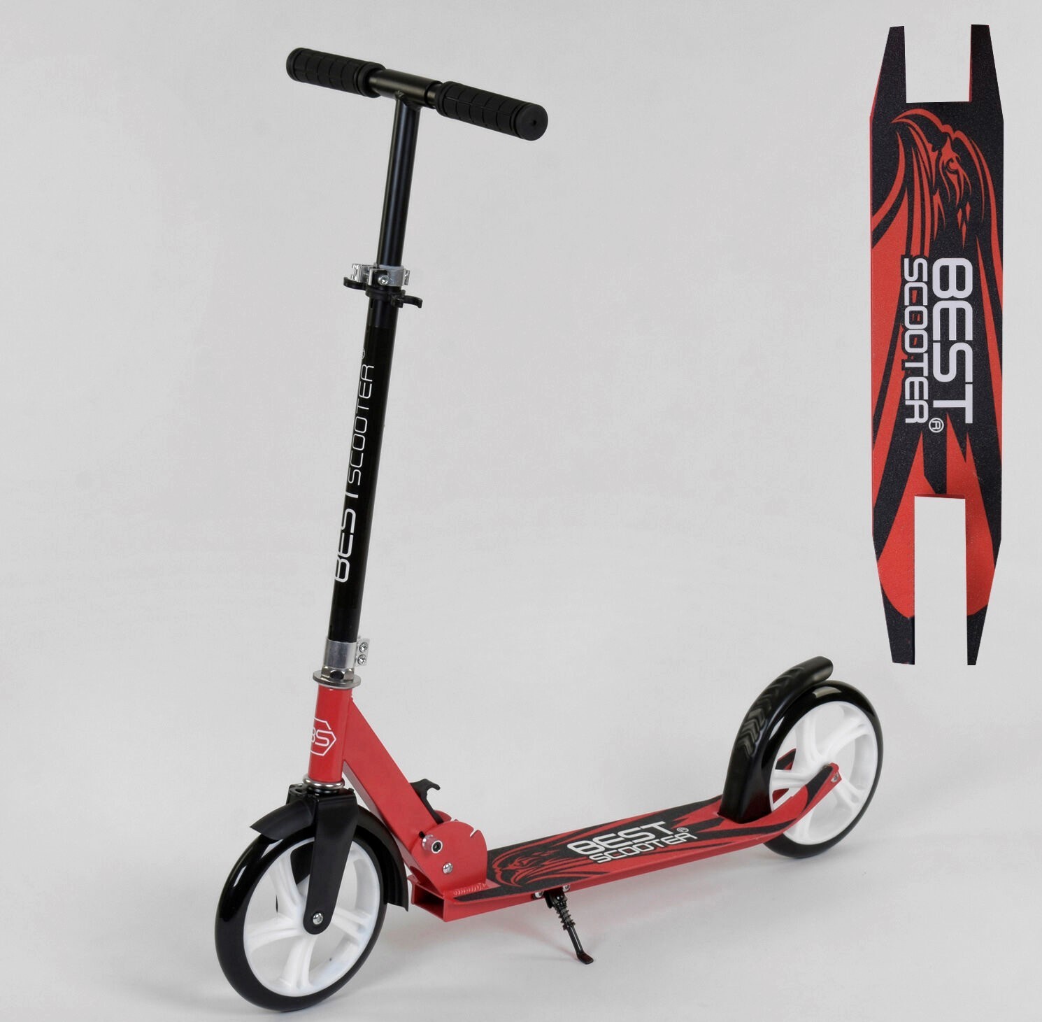 

Самокат двухколесный Best Scooter 64219 КРАСНЫЙ