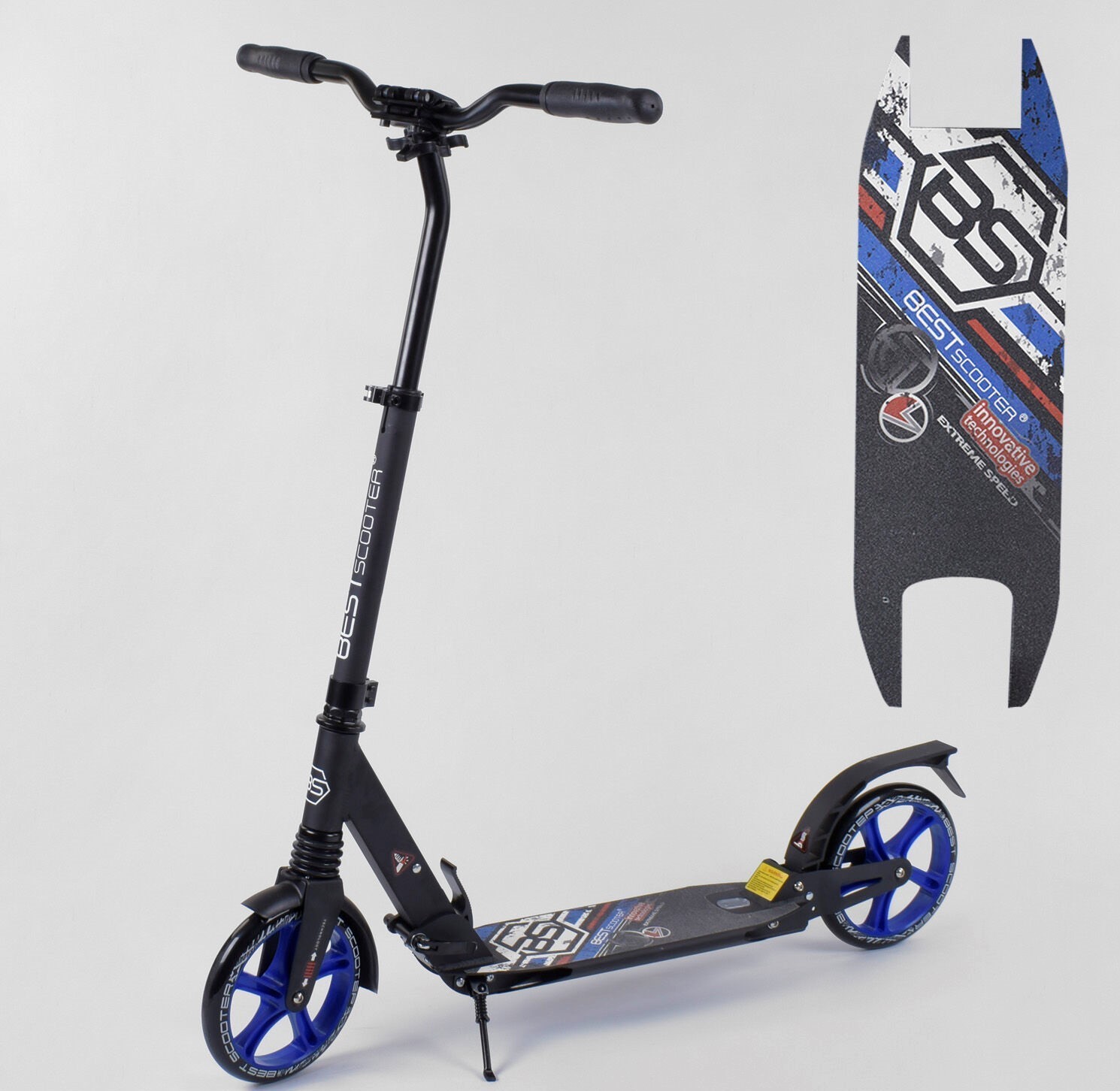 

Самокат двухколесный Best Scooter 73193 колеса PU