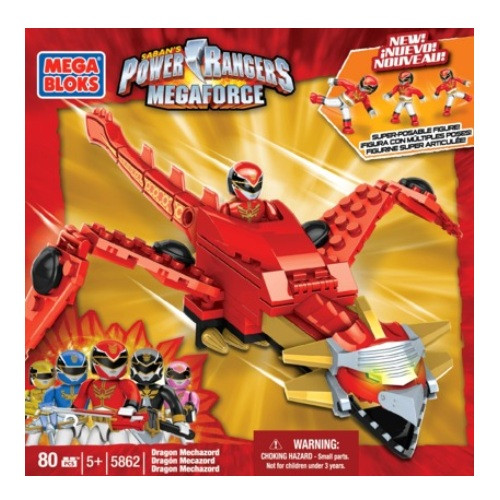

Конструктор Power Rangers Megaforce Зорд Дракон Mega Bloks 33530-BR-1478