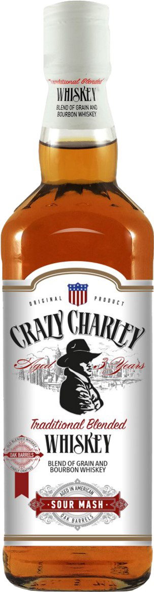 Акція на Виски блендовый Crazy Charley 0.7 л 40% (8006063007248) від Rozetka UA