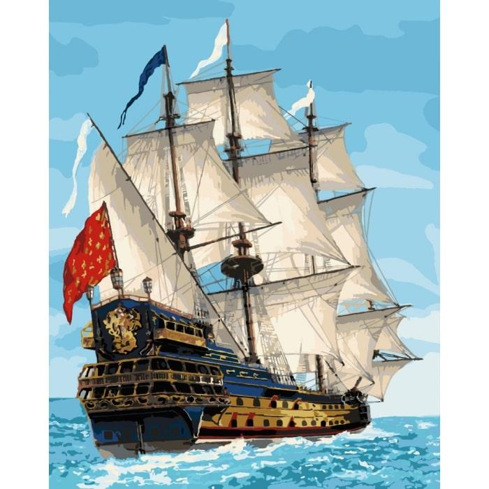 

Картина по номерам "Королевский флот" Идейка холст на подрамнике 40x50см КНО2729