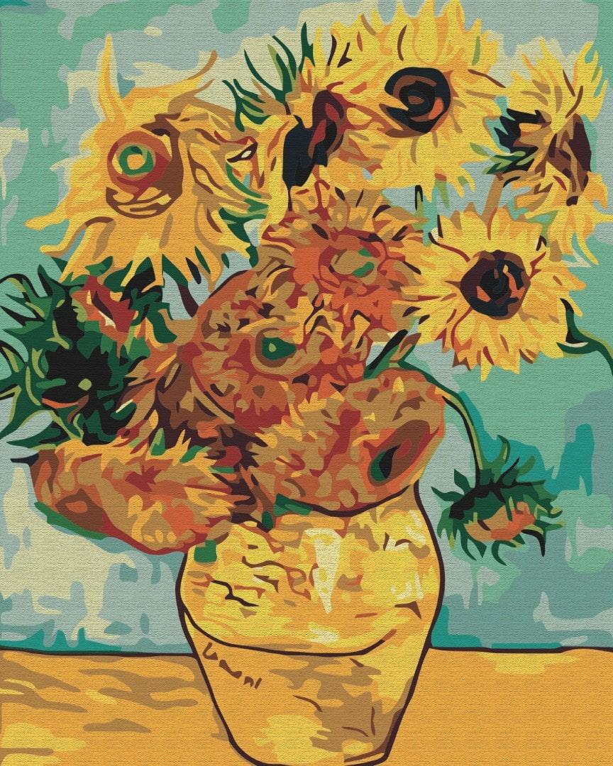 

Картина по номерам "Подсолнухи. Ван Гог" BrushMe холст на подрамнике 40x50см BS51337