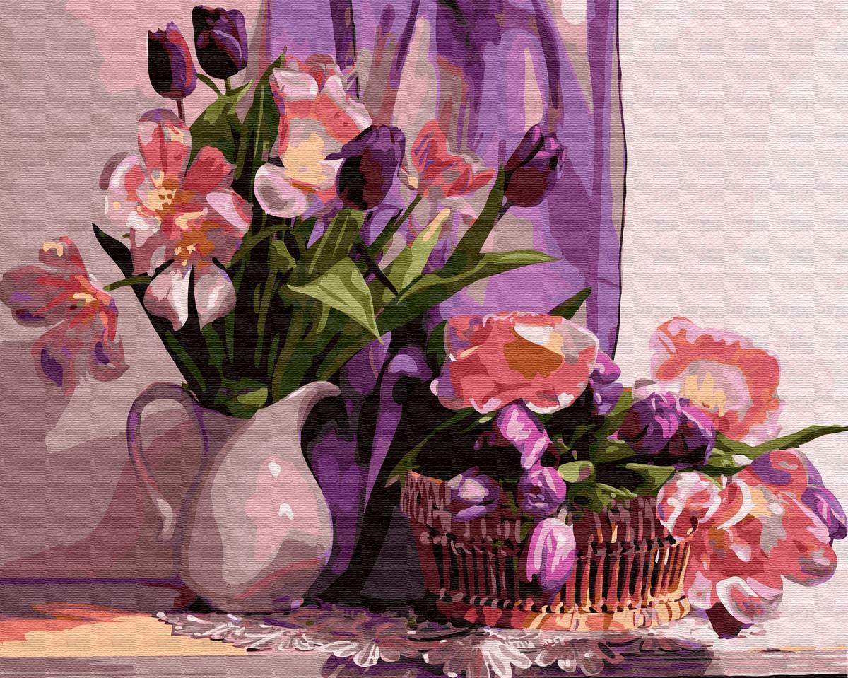 

Картина по номерам "Дома у музы" BrushMe холст на подрамнике 40x50см GX30956