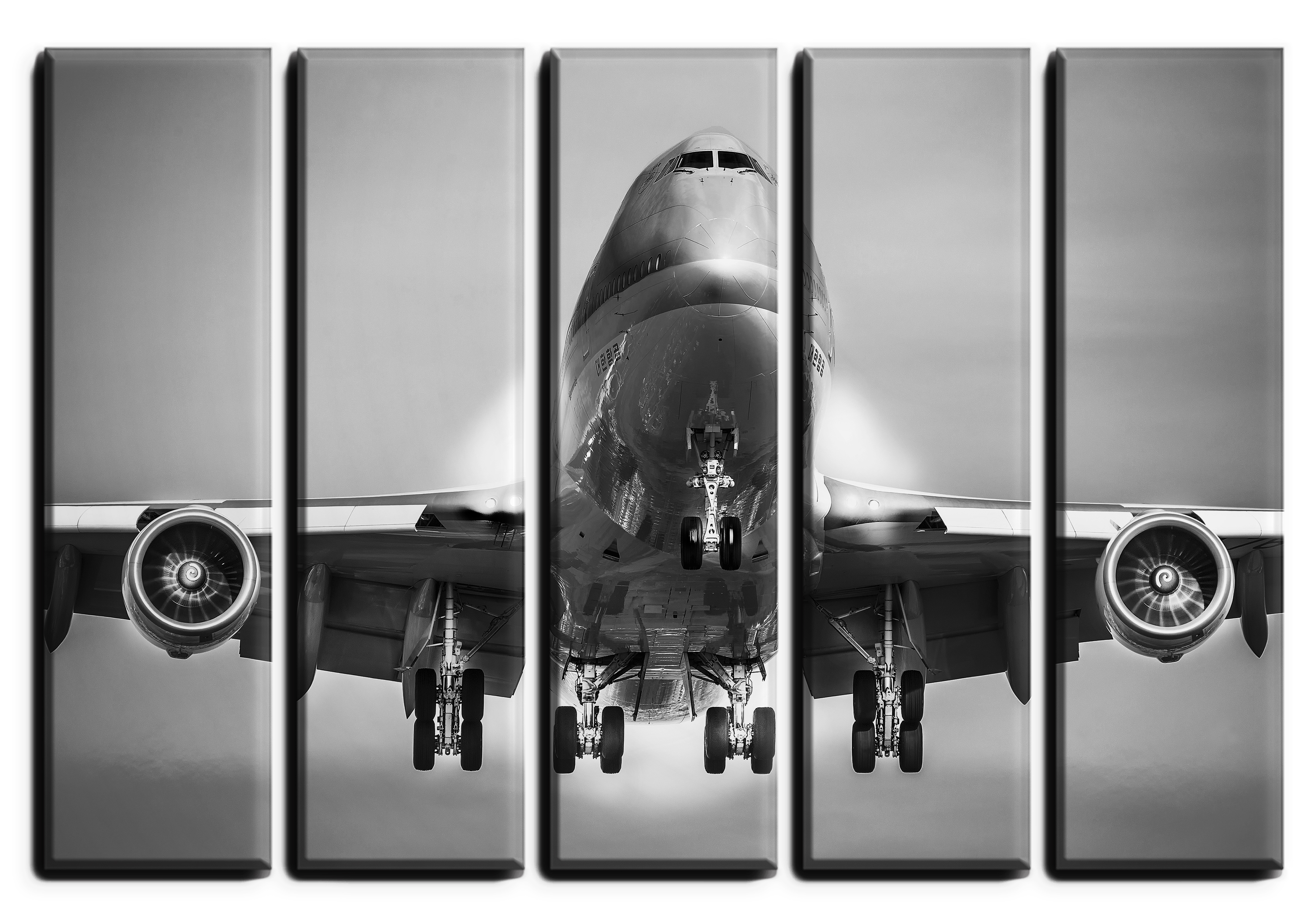 

Модульная картина на холсте из 5 частей Boeing 747 Боинг на взлете Hotel Arizona HD 89 см x 140 см