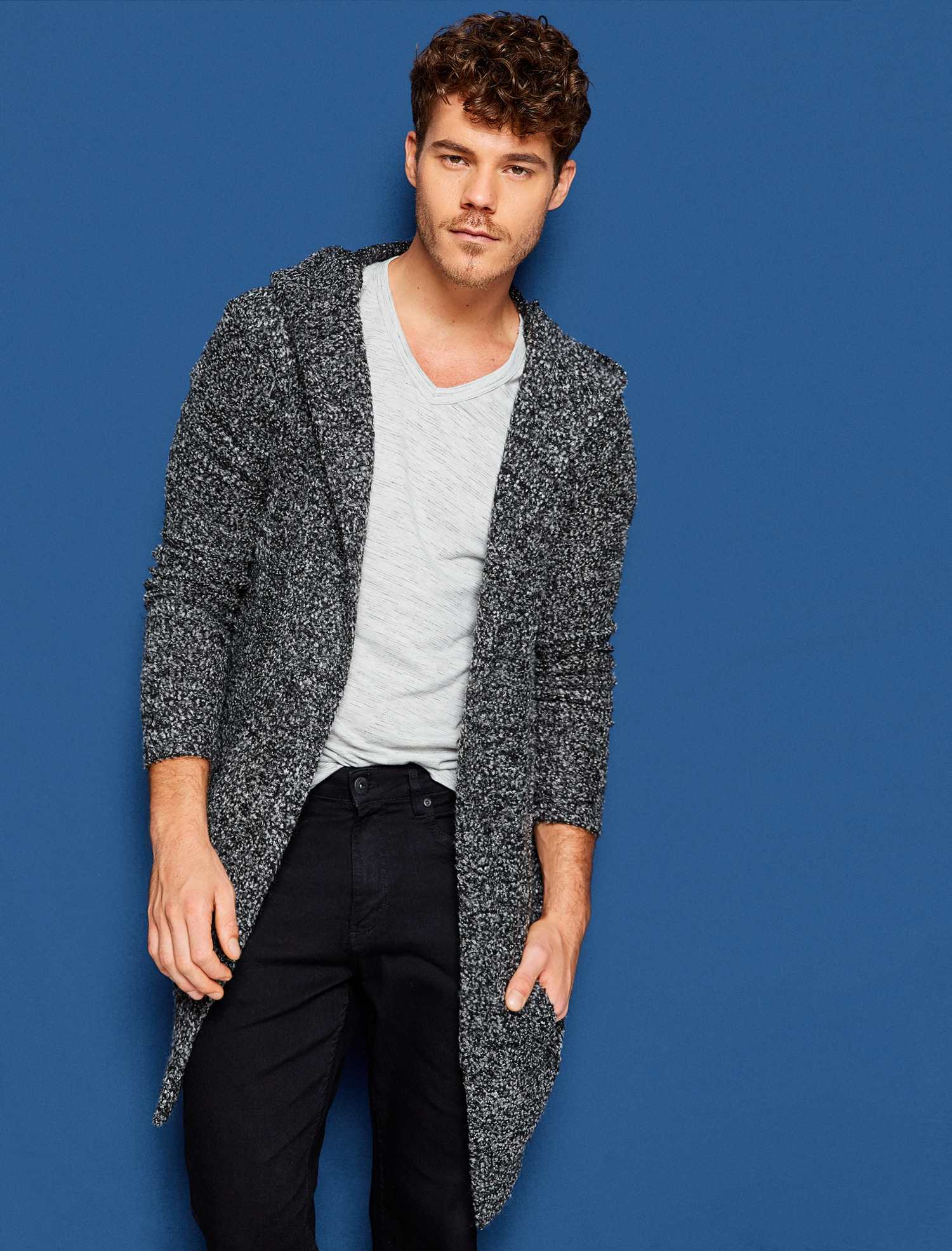 

Кардиган Koton 8KAM91016LK-045 XL Antracite