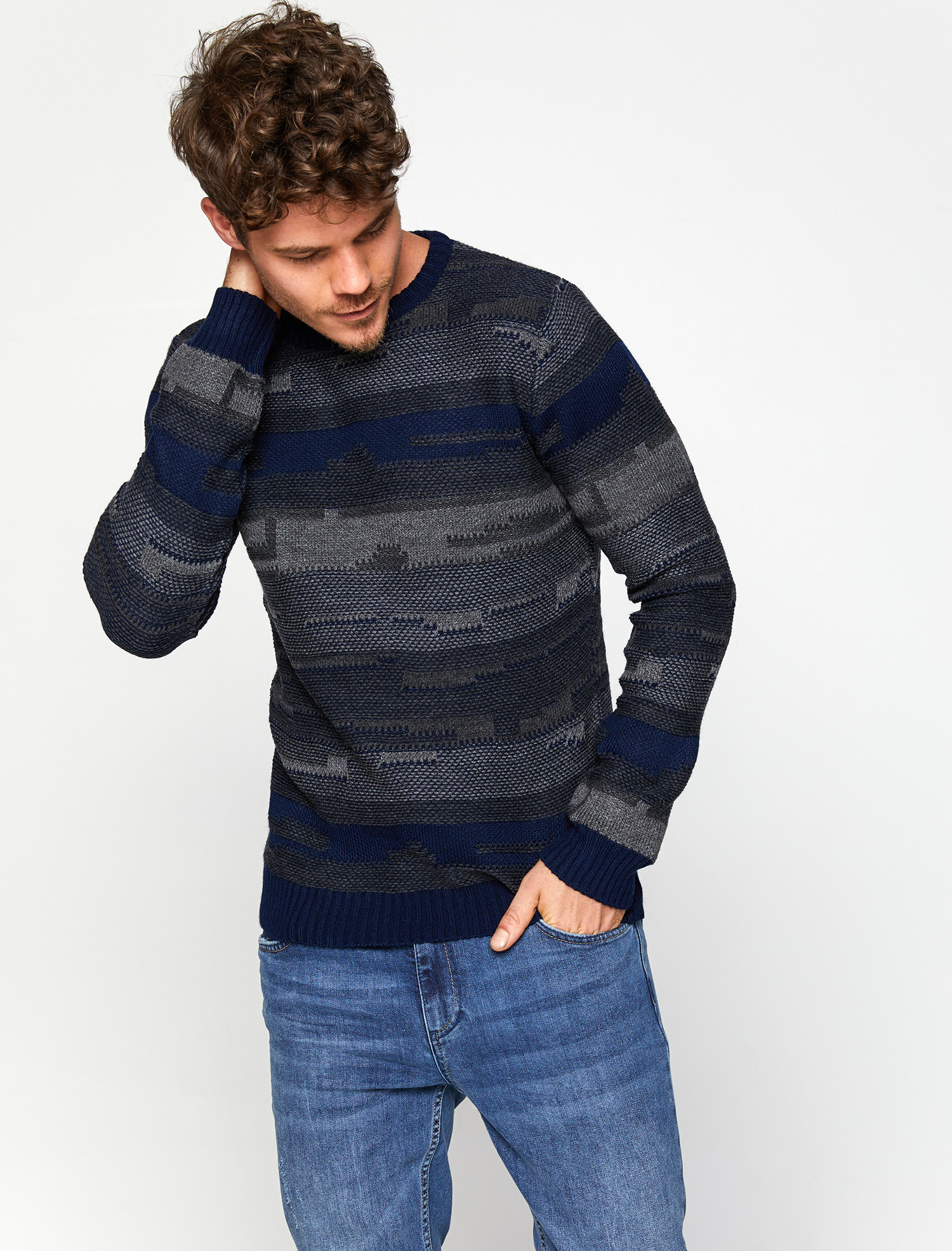 

Джемпер Koton 8KAM91139NT-725 XL Marine