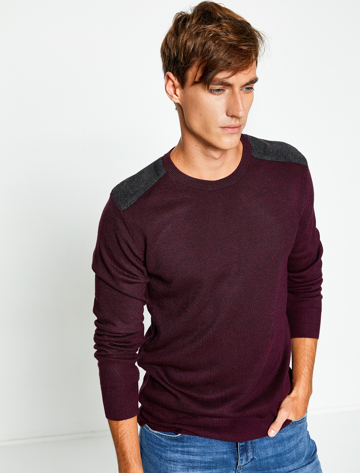 

Джемпер Koton 8KAM91221LT-477 XL Bordeux