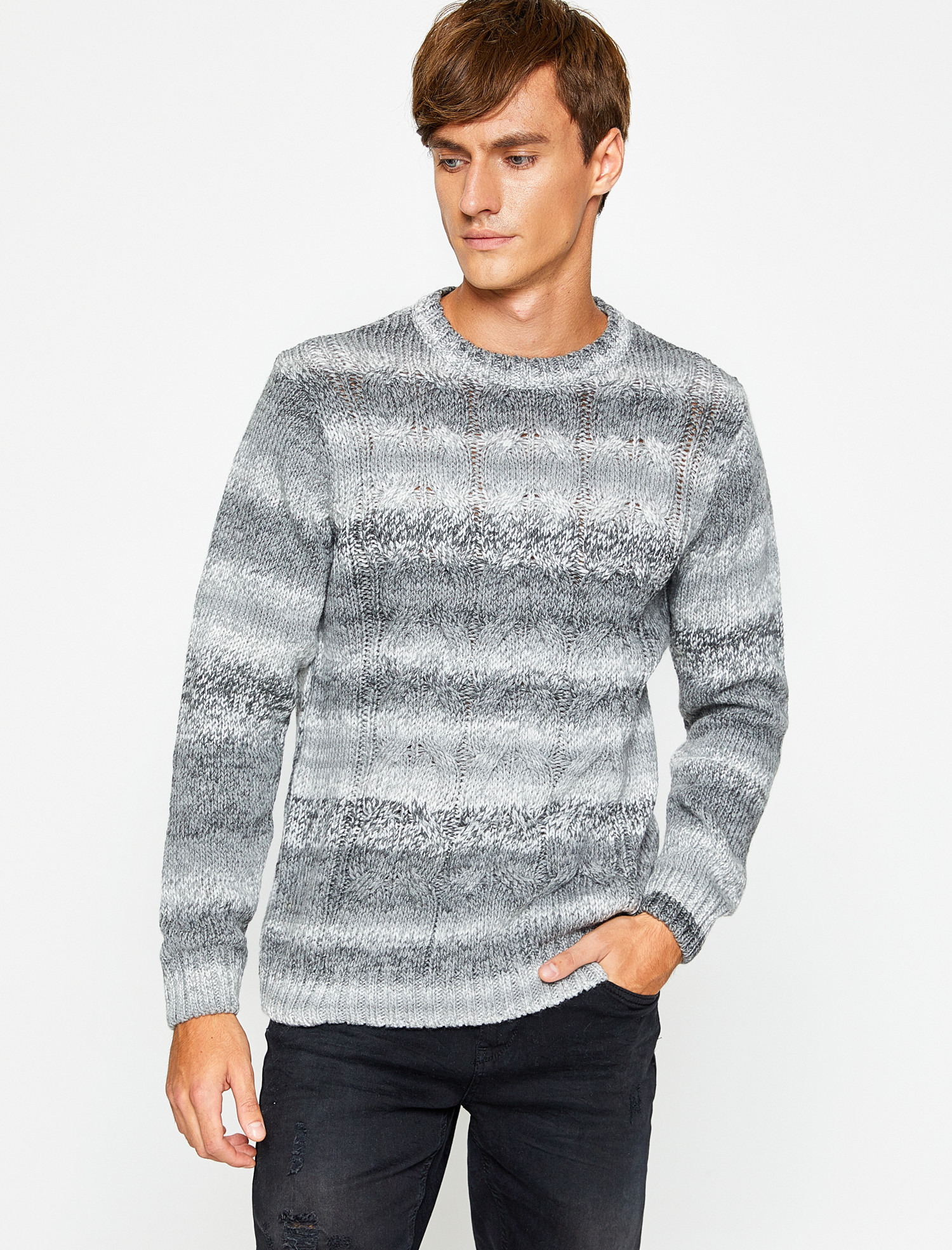 

Джемпер Koton 8KAM97538NT-023 L Grey