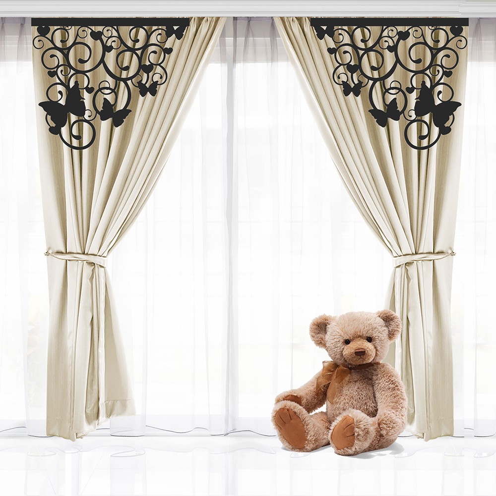 

Детский ажурный ламбрекен Adagio Windows Decor ДА002 Черный