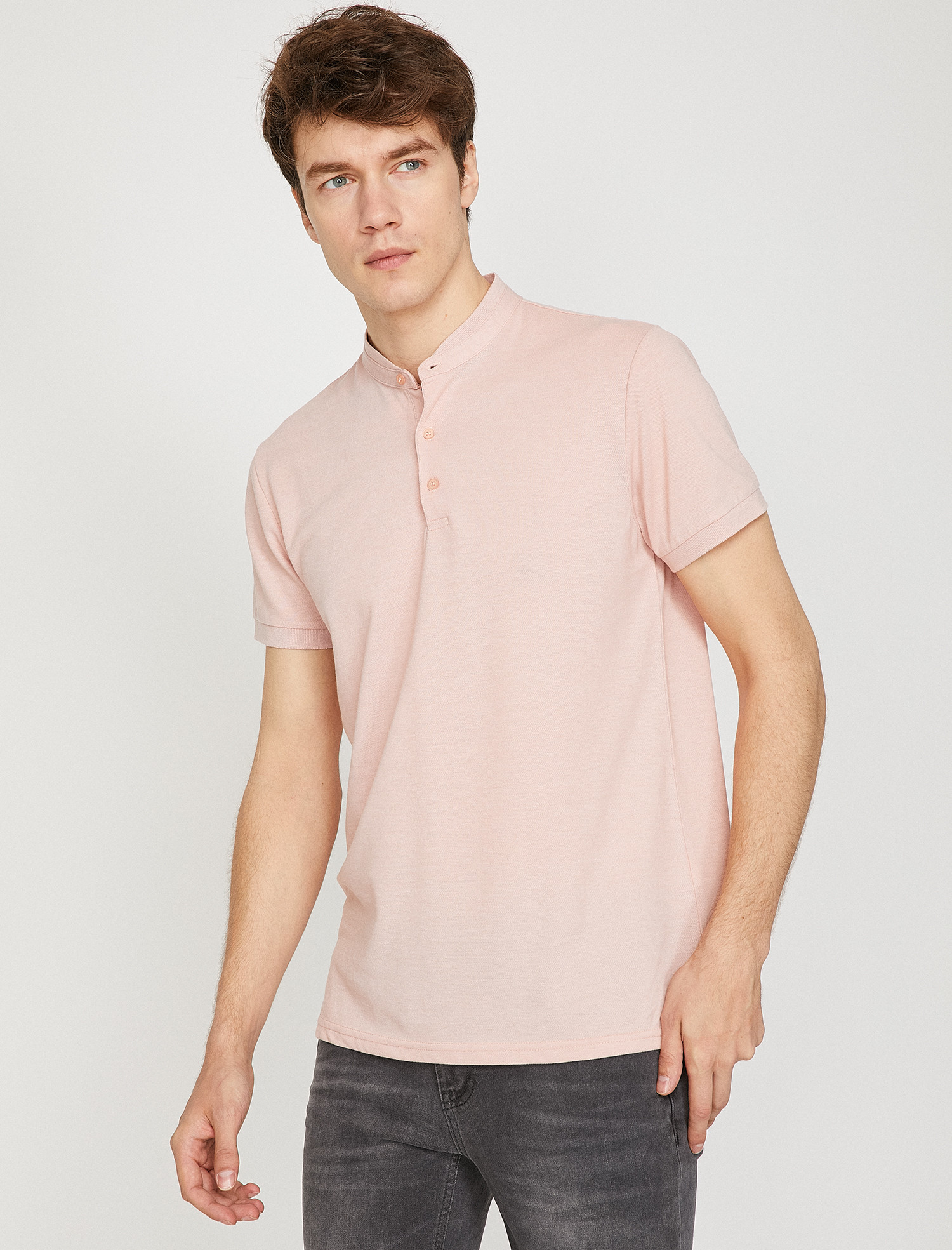 

Поло Koton 8YAM12025OK-BT4 M Pink