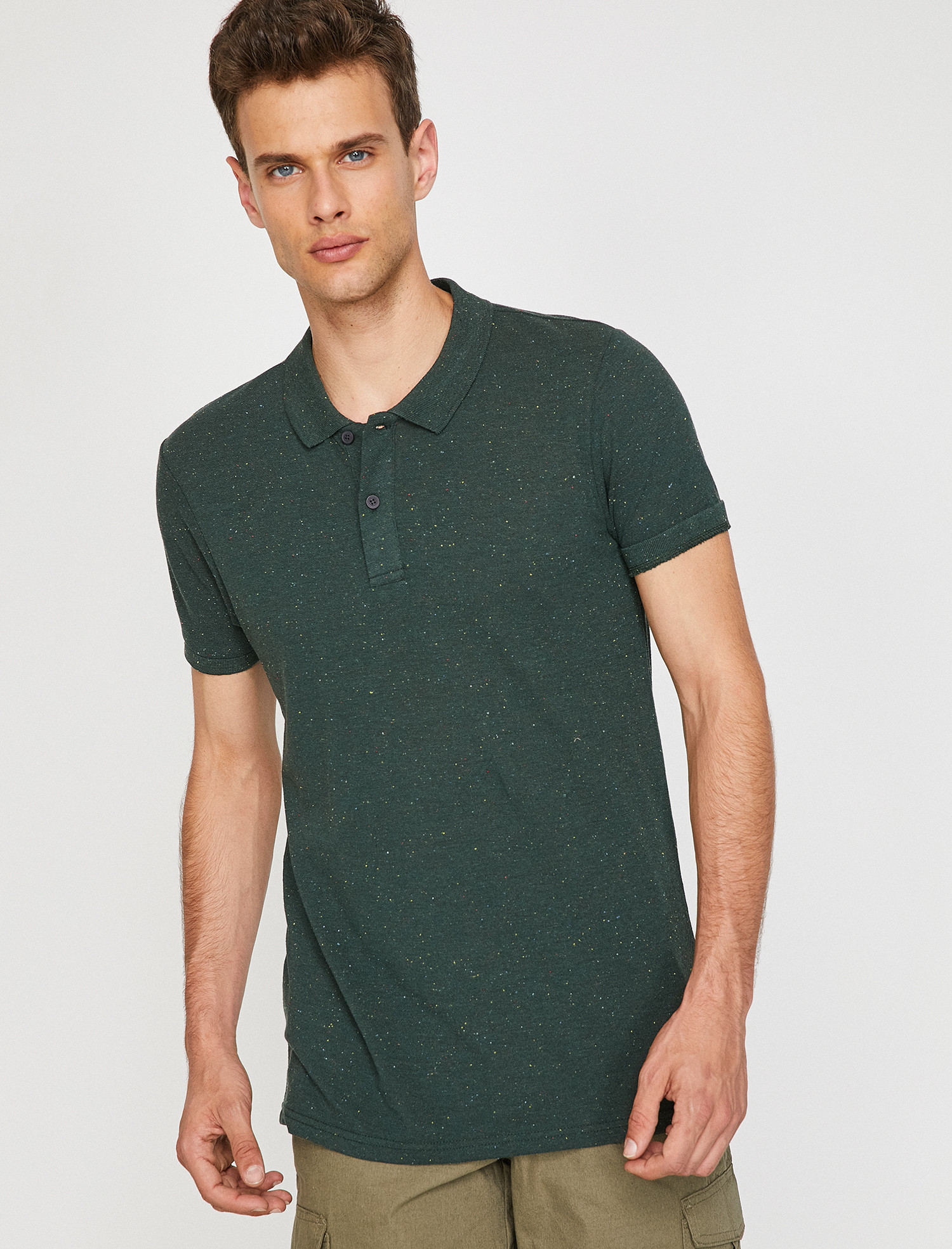 

Поло Koton 8YAM12062LK-886 M Khaki