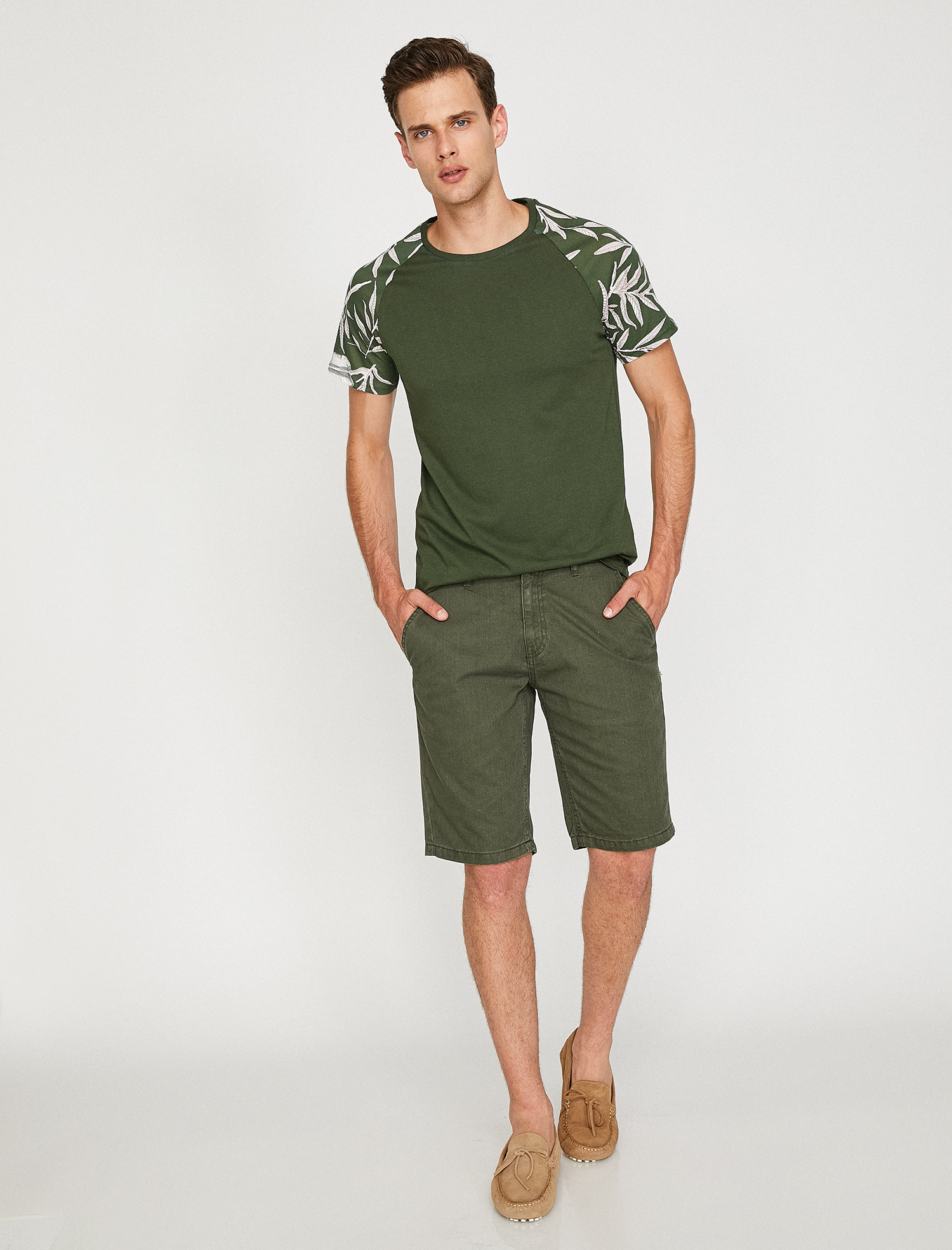 

Шорты Koton 8YAM41056NW-890 38 Khaki