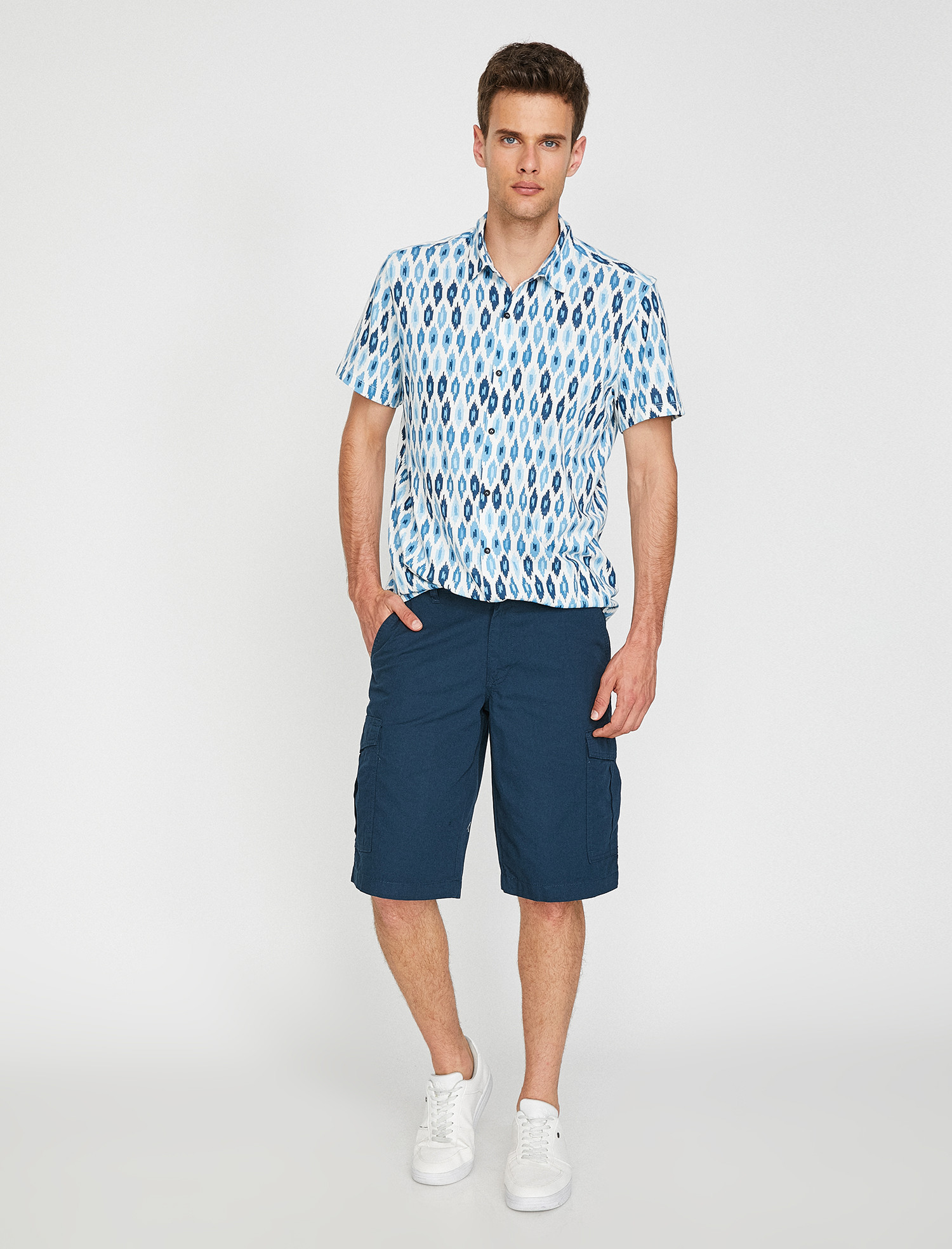 

Шорты Koton 8YAM41133NW-616 38 Navy Blue