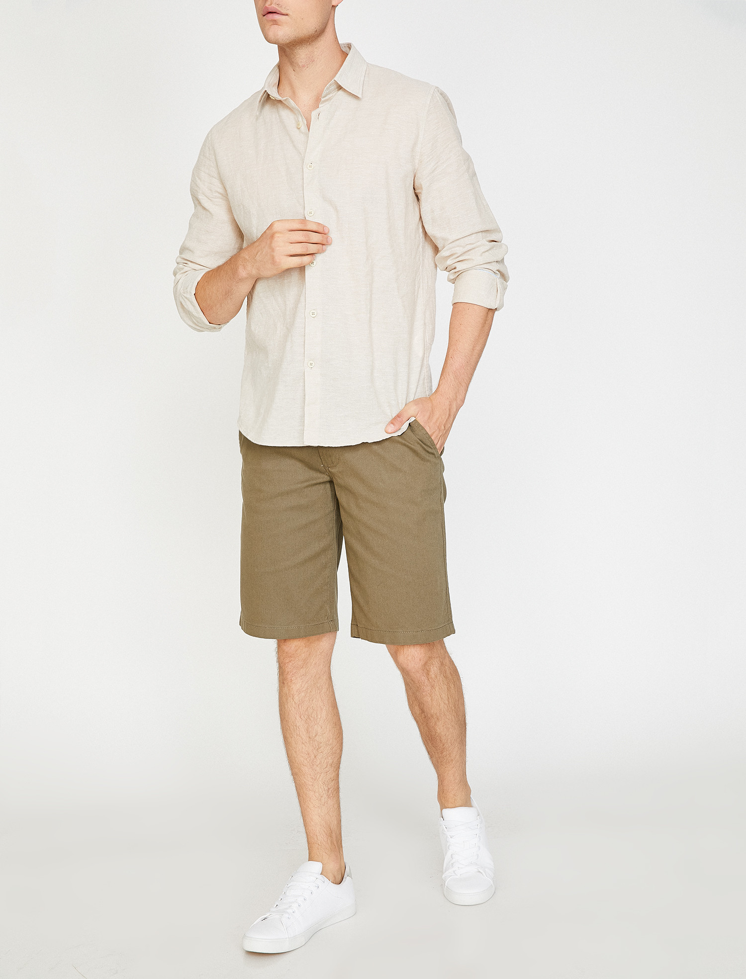 

Шорты Koton 8YAM41134NW-859 44 Khaki
