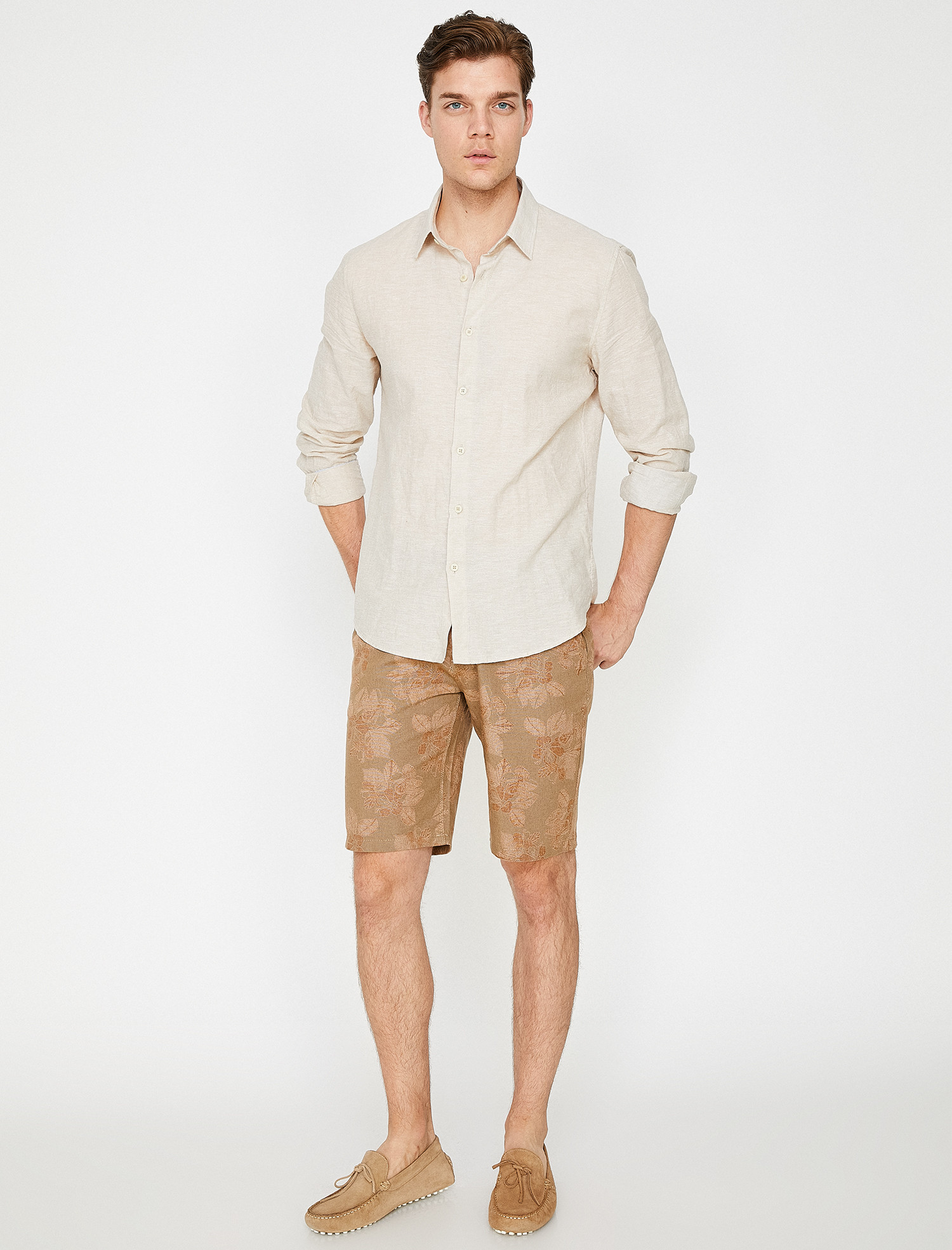 

Шорты Koton 8YAM41530BW-01H 40 Camel Design