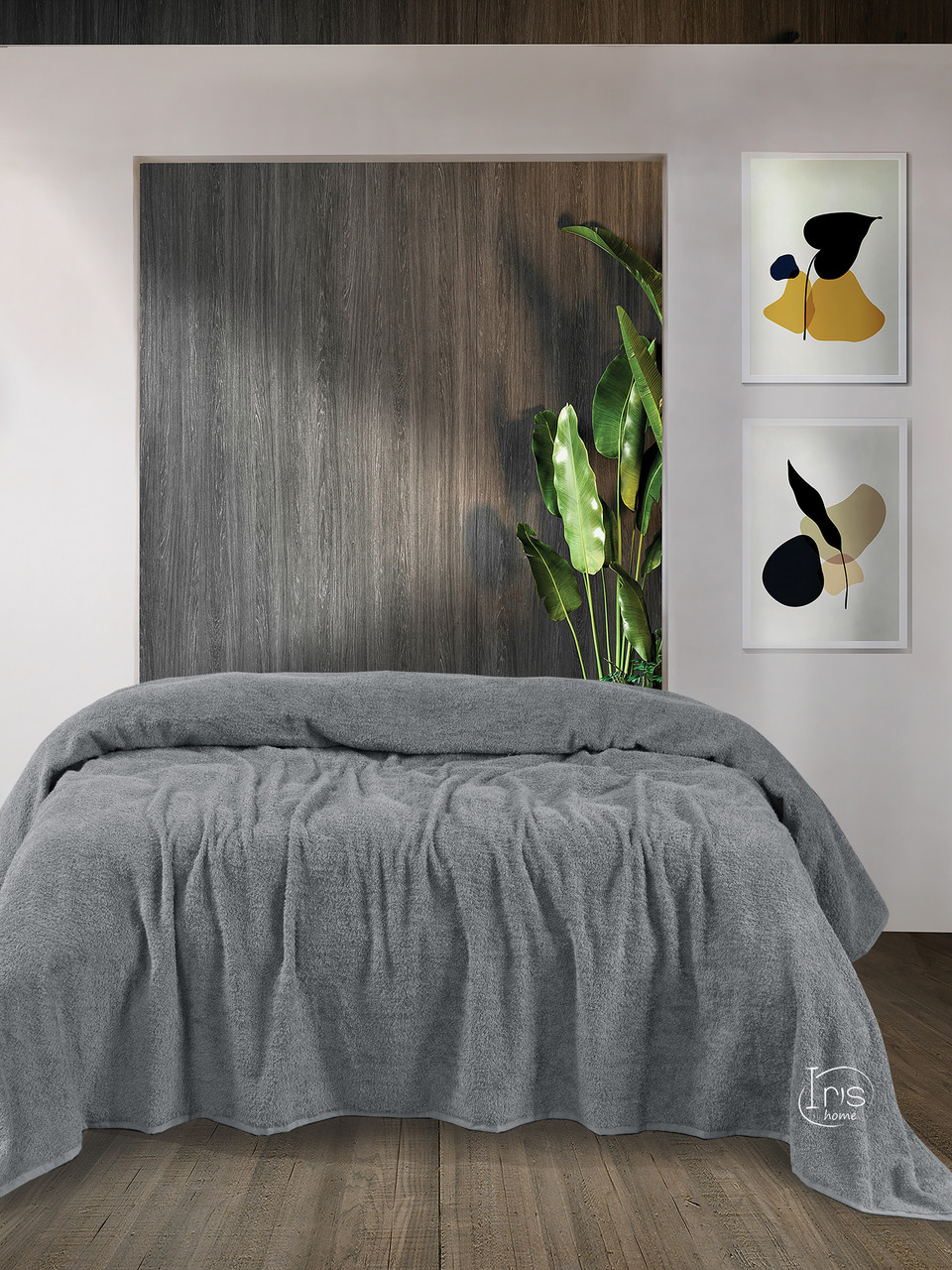 

Простынь Iris Home махровая - Quarry 155*220