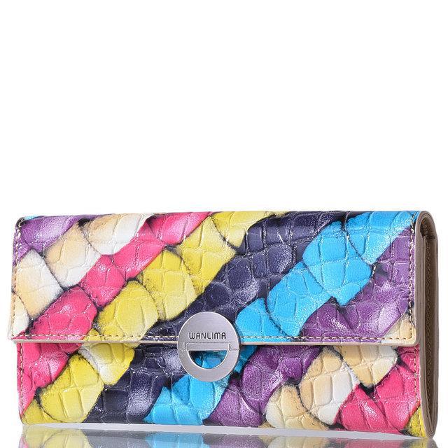 

Женский кожаный кошелёк Wanlima w31401750661y2 Multicolor