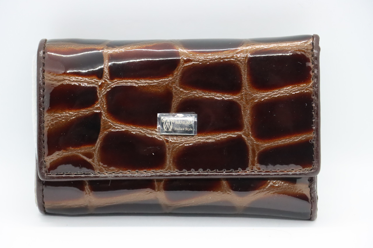

Женская кожаная ключница Wanlima w50092146 Coffee