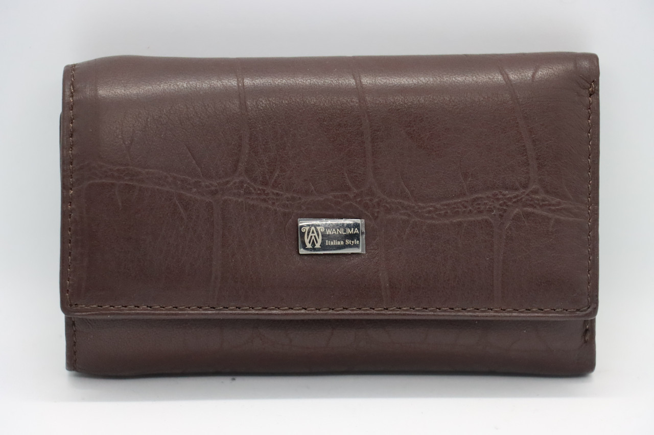 

Женская кожаная ключница Wanlima w72092410066a1 Coffee