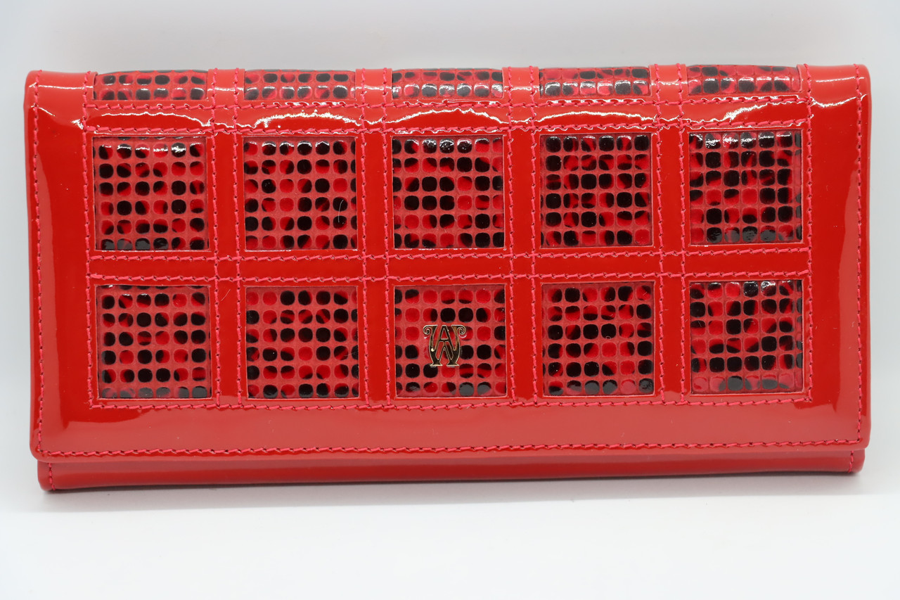 

Женский кожаный кошелёк Wanlima w11044740014a2 Red