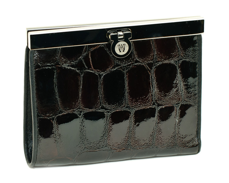 

Женский кожаный кошелёк Wanlima w500423203 Red/Black