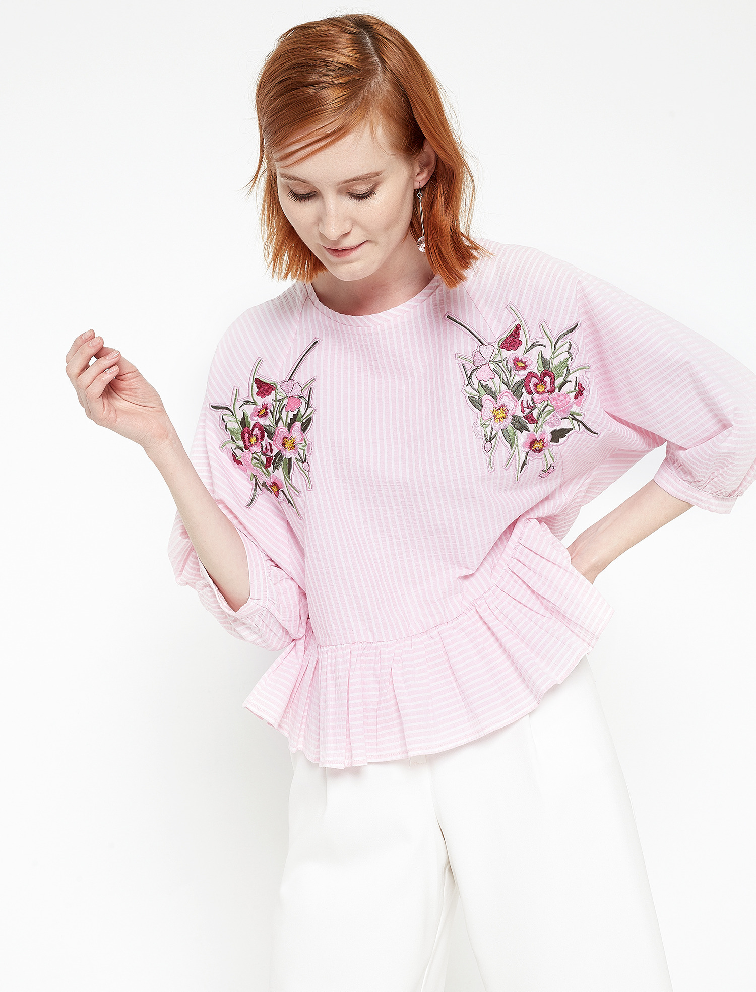 

Блузка Koton 7YAK63528EW 34 Rose Stripe