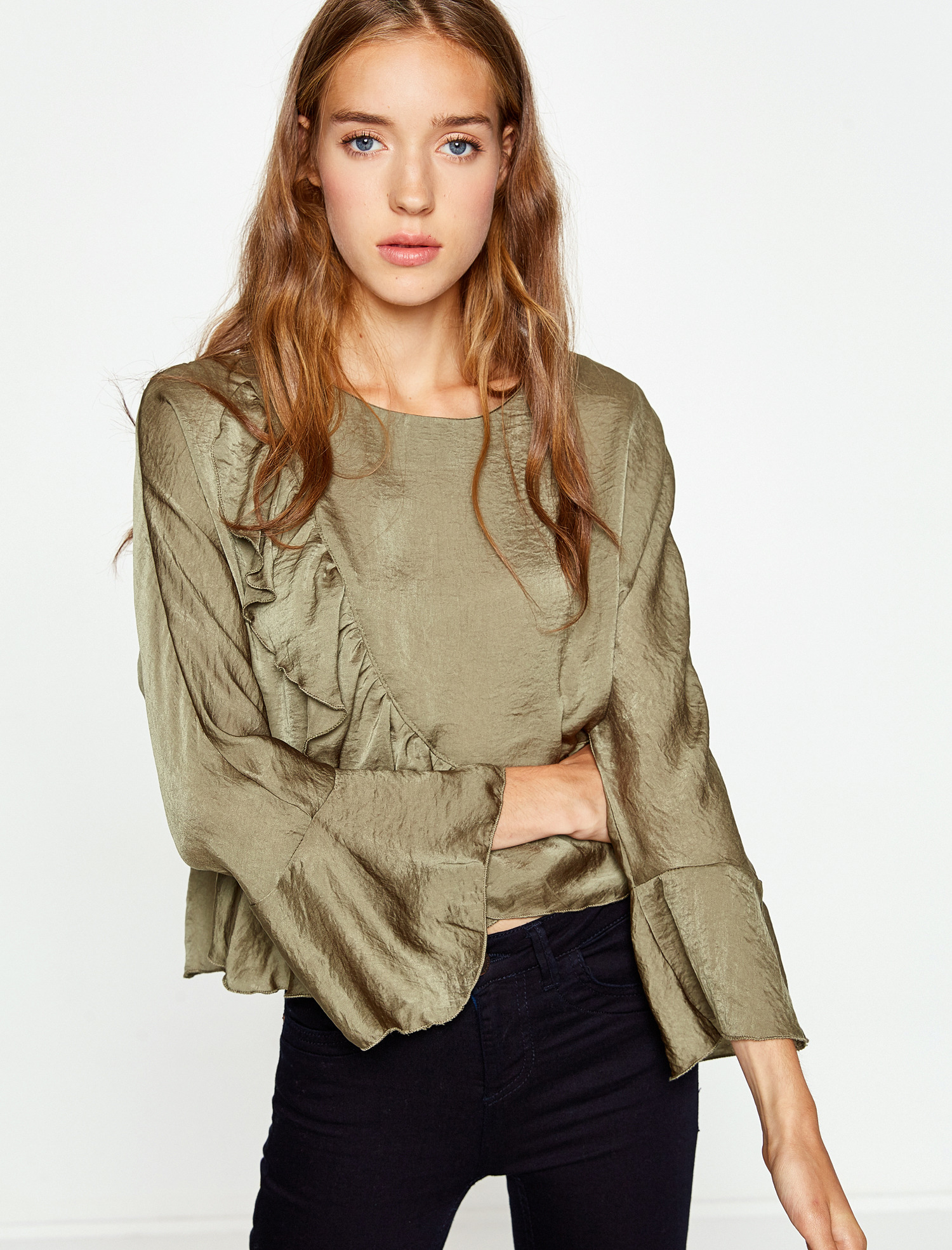 

Блузка Koton 8KAK62732UW  Khaki, Блузка Koton 8KAK62732UW 38 Khaki