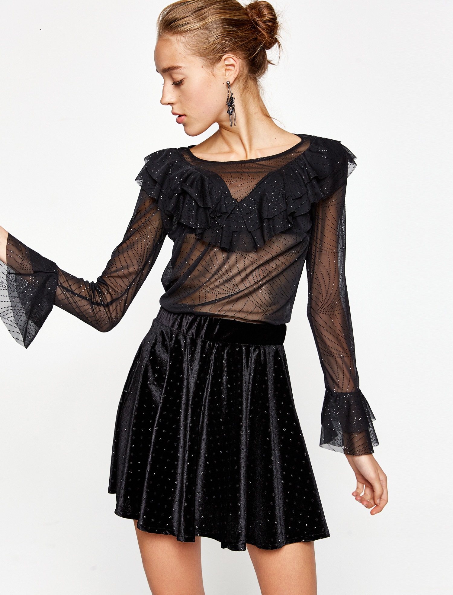 

Блузка Koton 8KAK34734FK M Black
