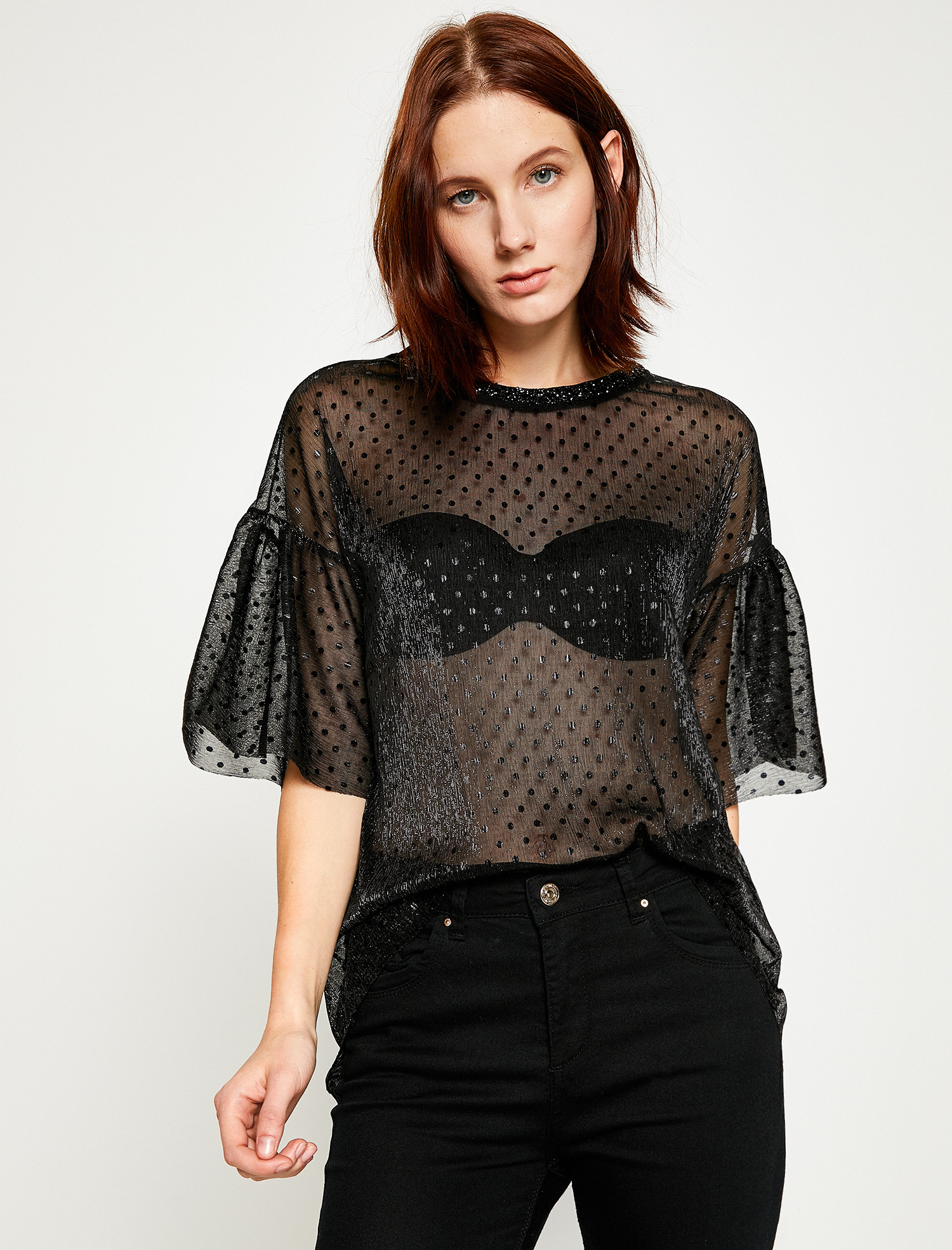 

Блузка Koton 8KAK34702FK M Black