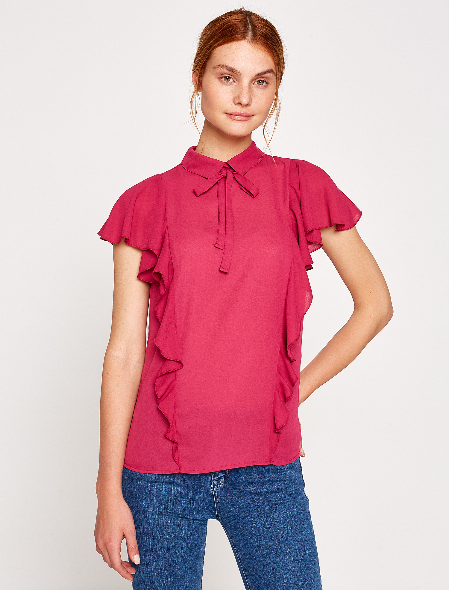 

Блузка Koton 7YAK66925IW  Fushia, Блузка Koton 7YAK66925IW 34 Fushia