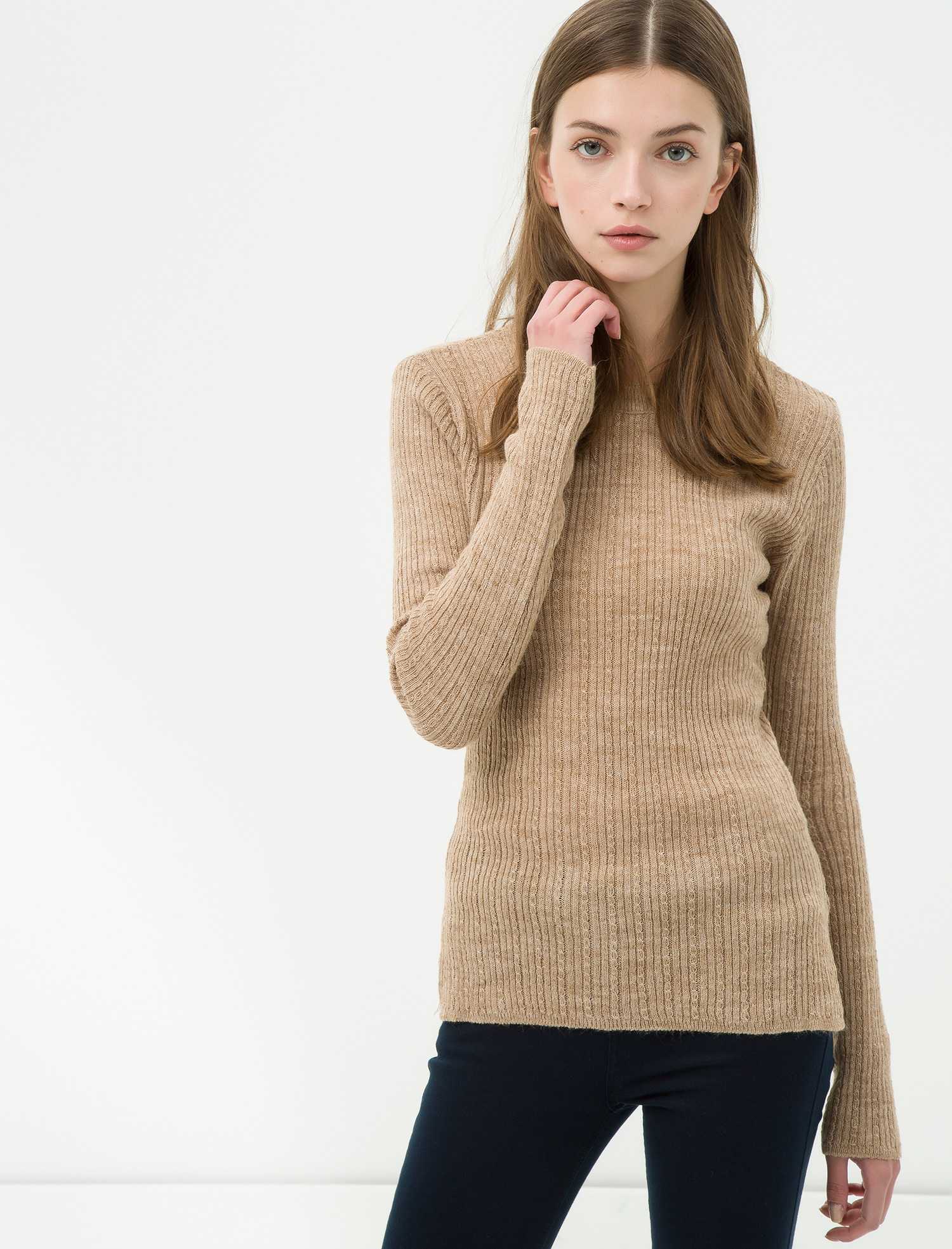 

Свитер Koton 7KAK92401HT M Camel