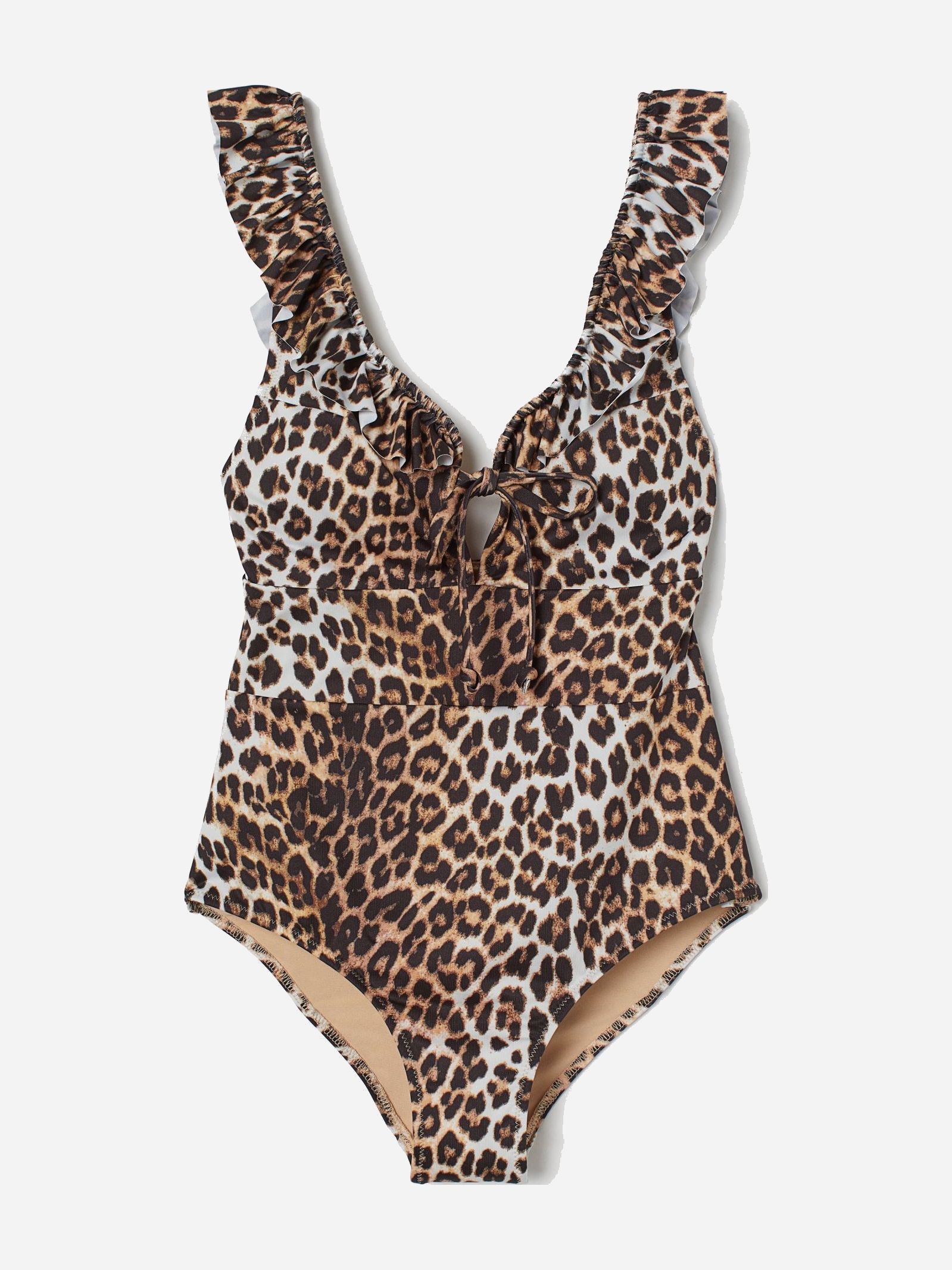 

Женский купальник слитный H&M 97162462 40 Коричневый