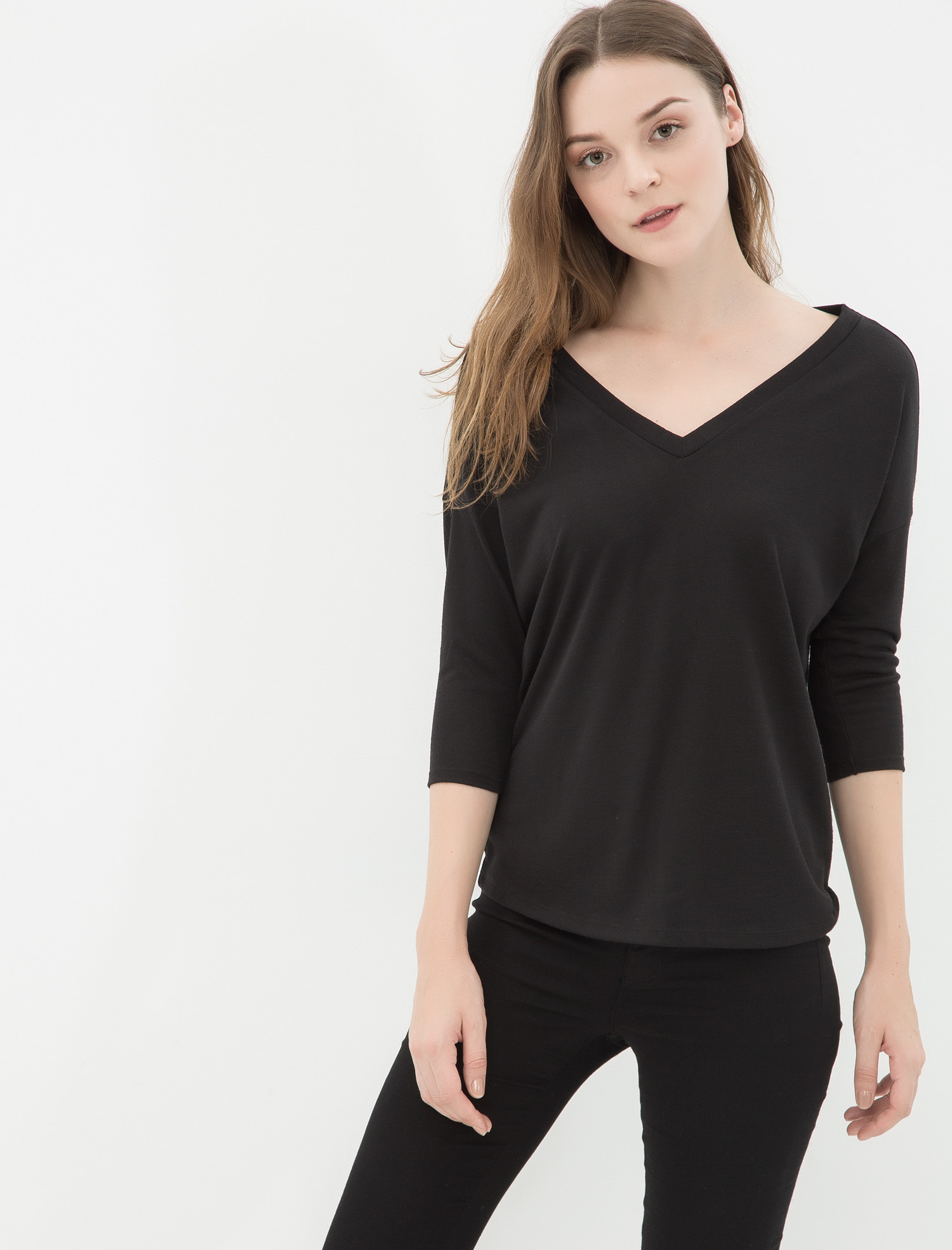 

Лонгслив Koton 7KAK18513OK  Black, Лонгслив Koton 7KAK18513OK L Black