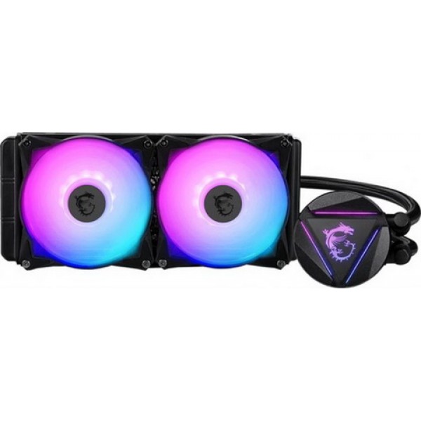 

Система водяного охлаждения MSI MAG CoreLiquid 240R; Intel: LGA2066//2011/1151/1150/1155/1156/LGA1366, AMD: AM4/AM3+/AM3/AM2+/AM2/FM2+/FM2/FM1, 274x120x27 мм, 4-pin