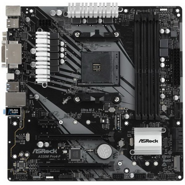 

ASRock A320M Pro4-F Socket AM4