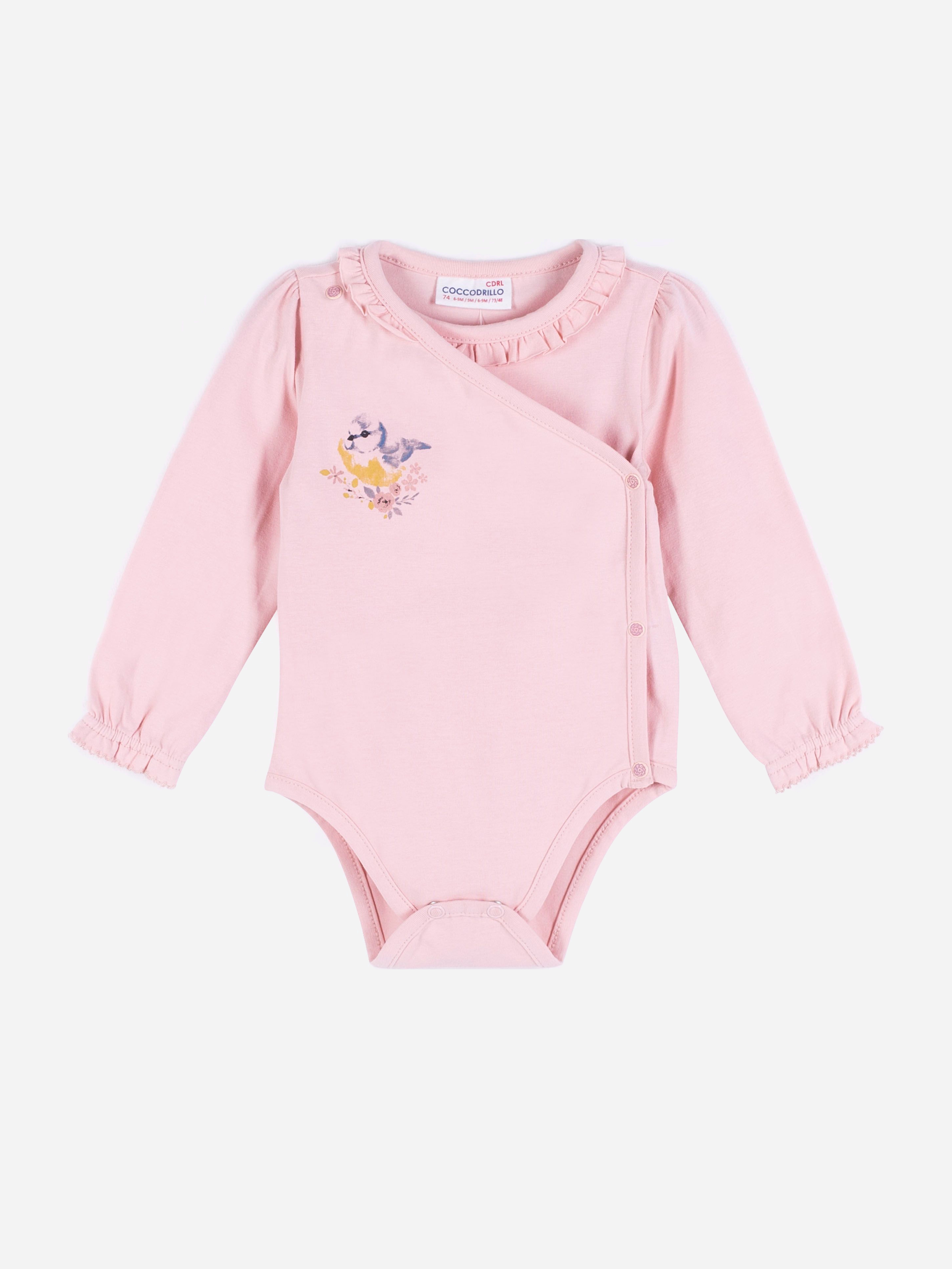 

Боди-распашонка Coccodrillo Love WC1112601LOV-007 56 см Розовая