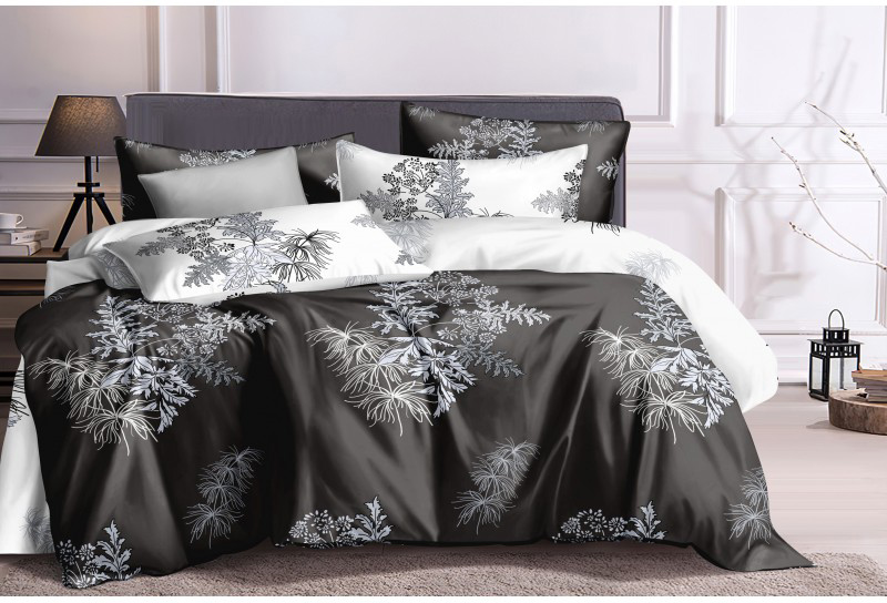 

Комплект постельного белья SoundSleep White plants сатин 160х220х2