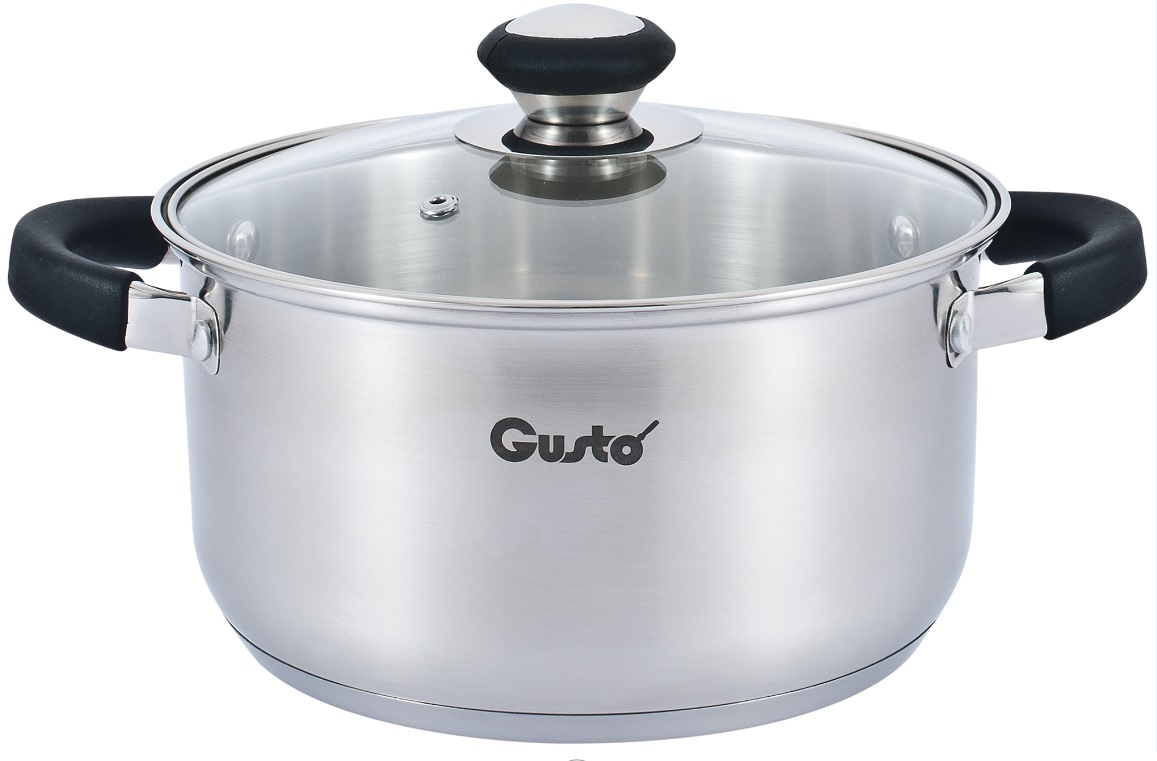 

Кастрюля Gusto Preto GT-1104-22 22 см, 4,2 л