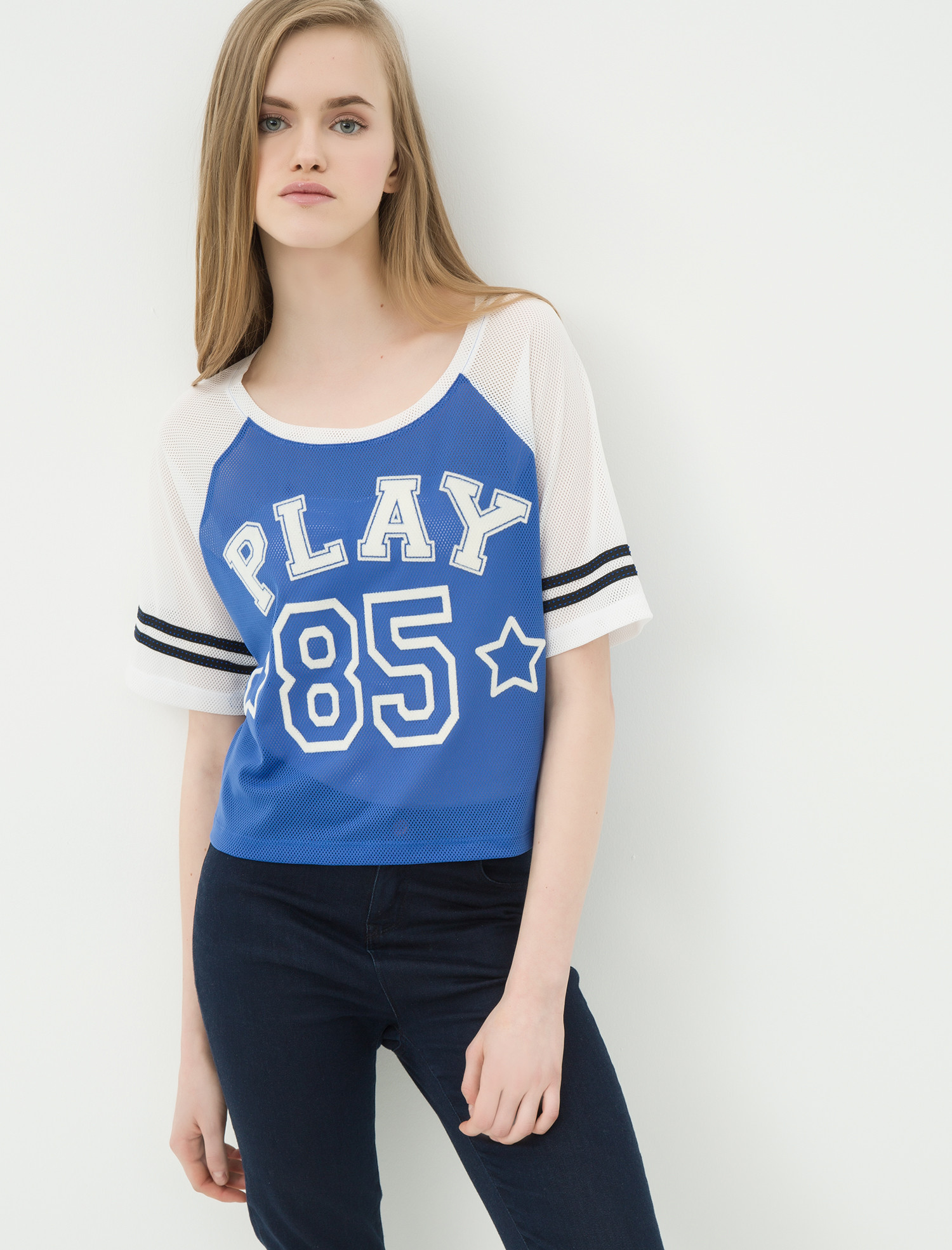 

Футболка Koton 6YAL11155JK S Blue